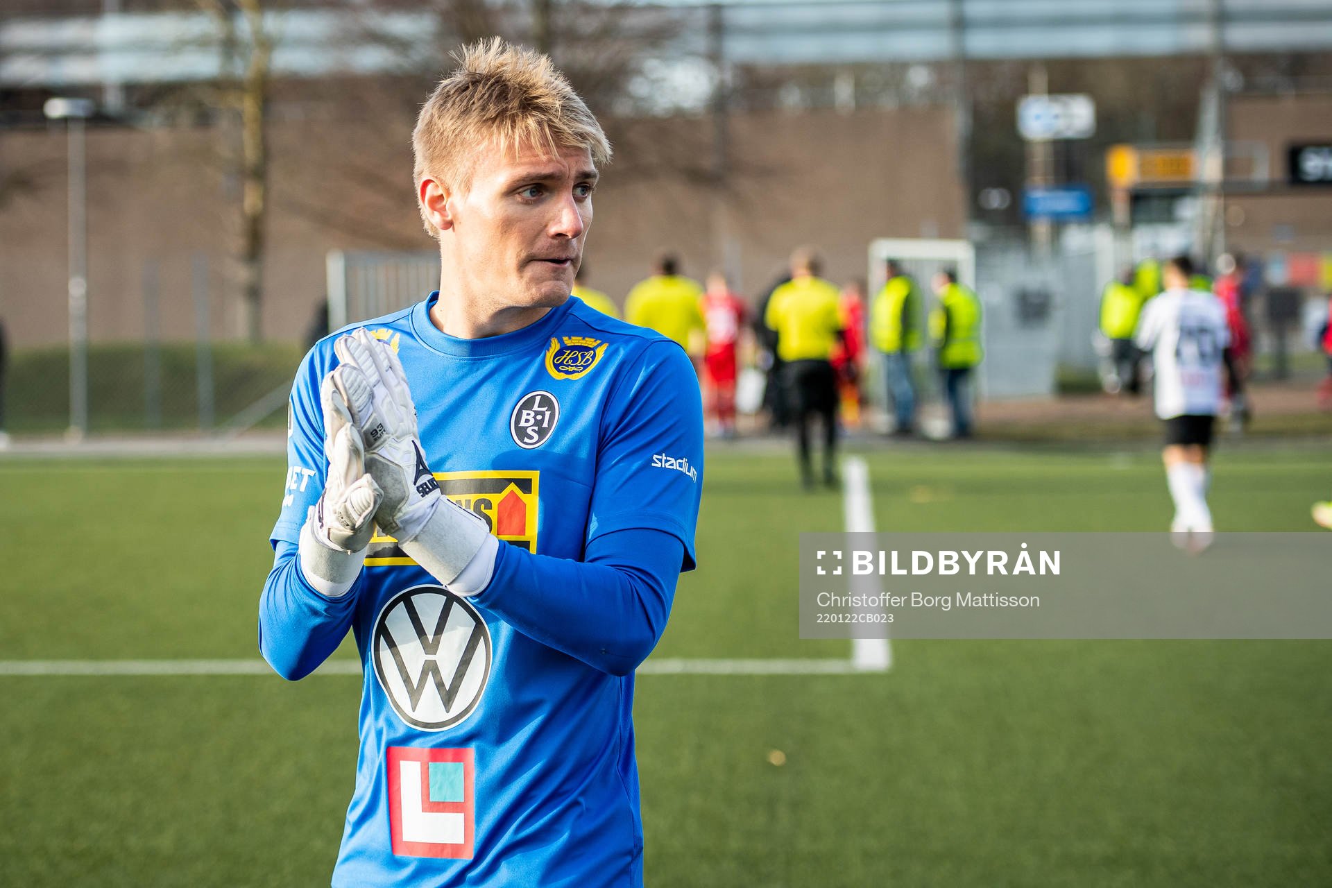 Landskronas målvakt Svante Hildeman