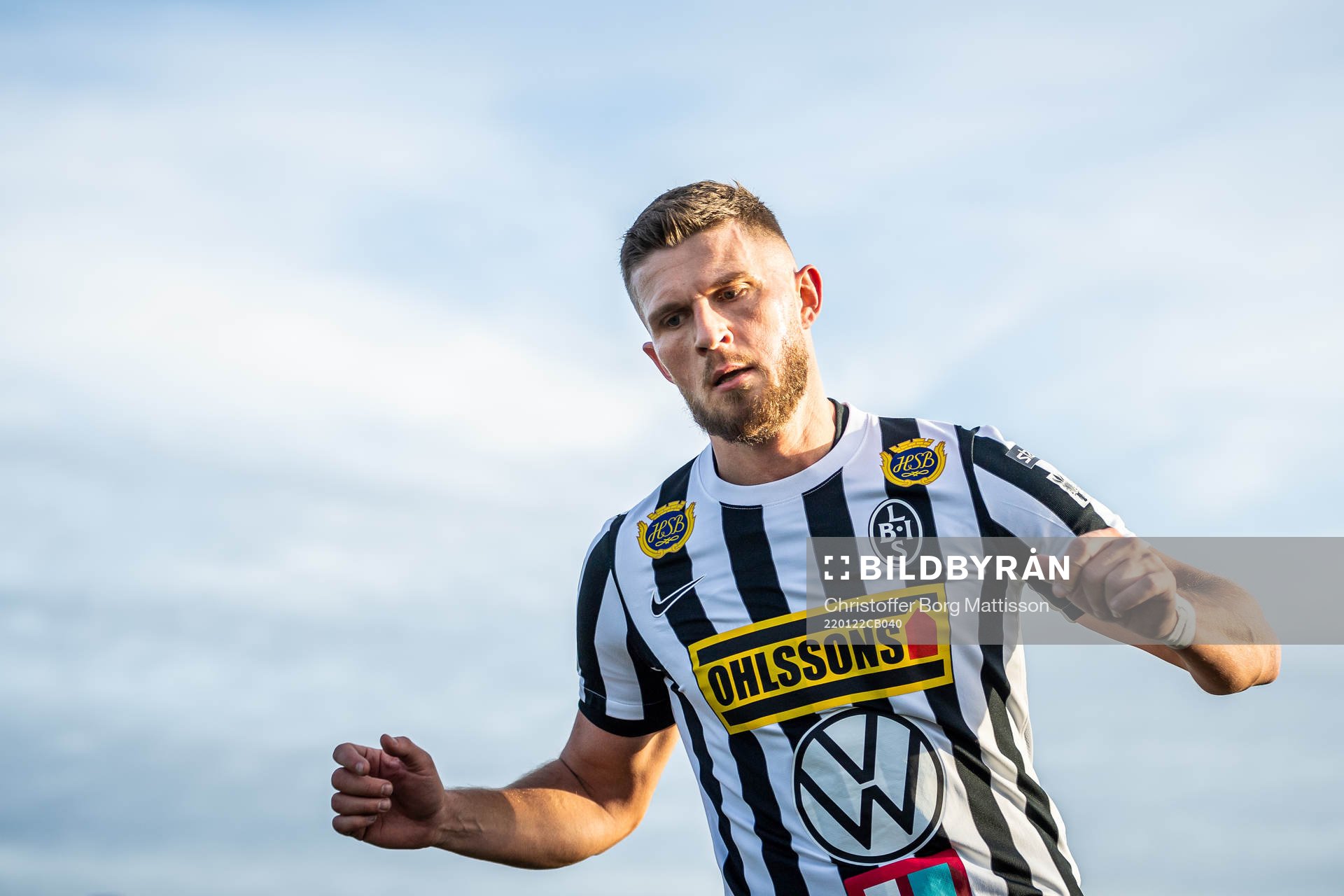 Landskronas Erik Pärsson jublar