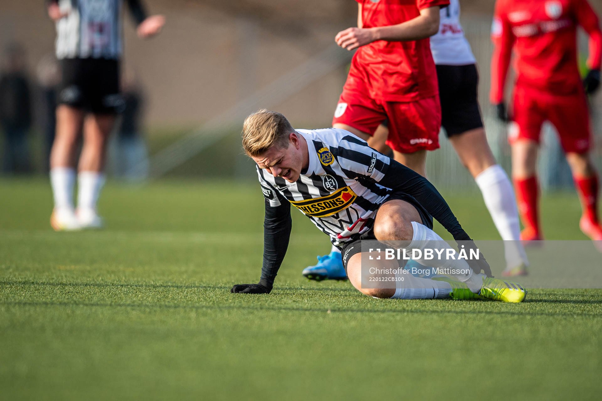 Landskronas Jacob Blixt har ont