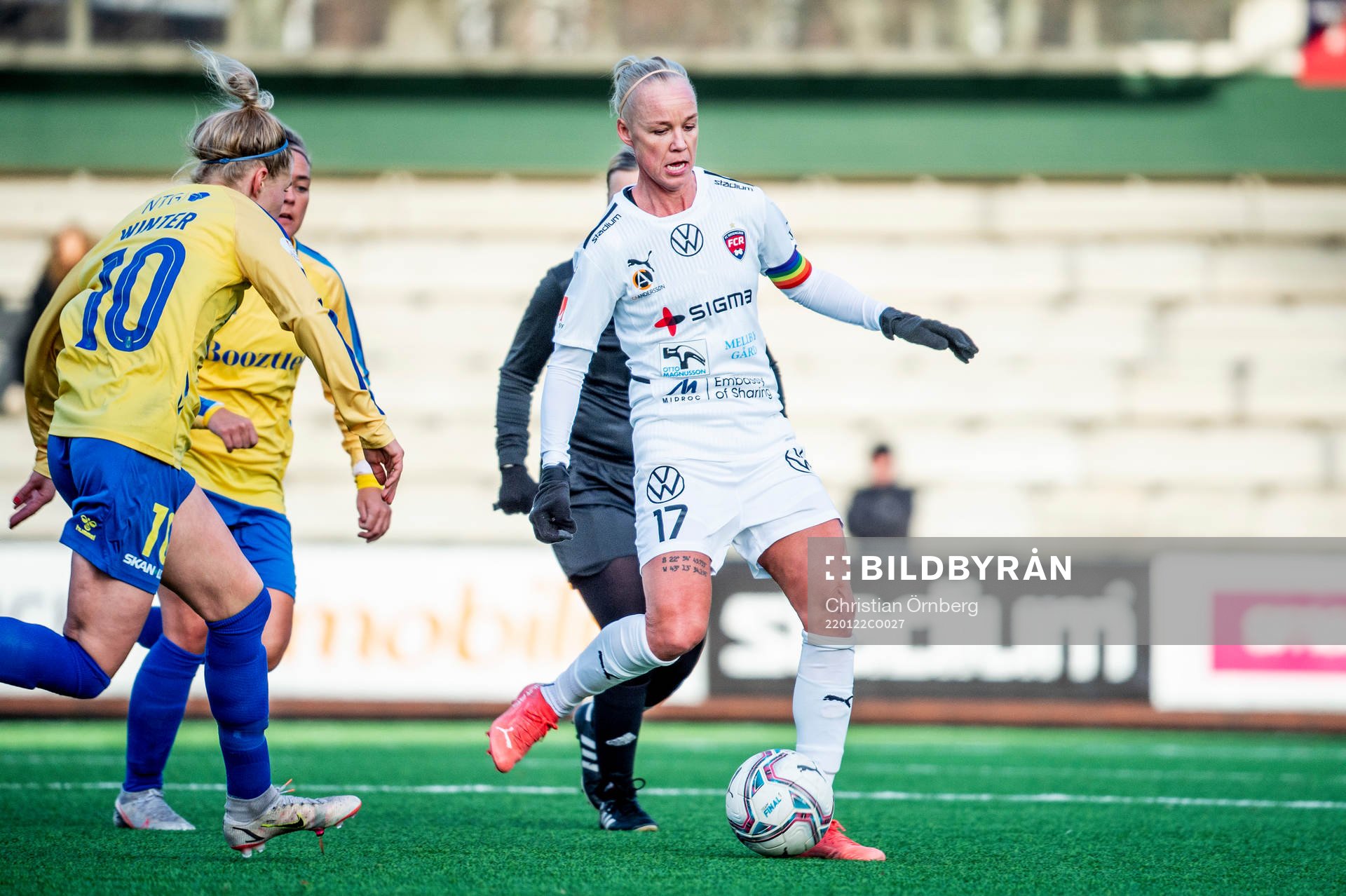 Rosengårds Caroline Seger mot Bröndbys Louise Winter
