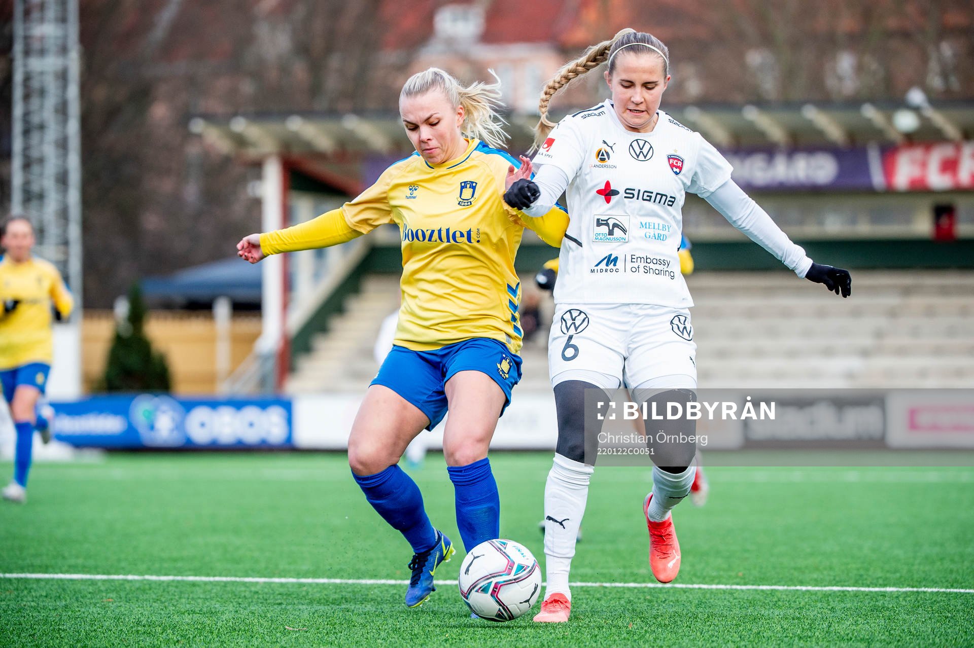 Bröndbys Kristin Dis Arnadottir mot Rosengårds Ria Noora