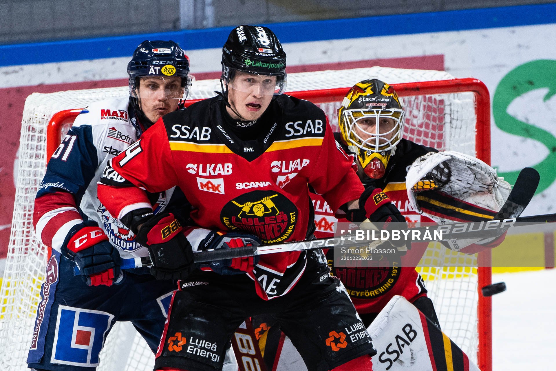 Linköpings Markus Ljungh och Luleås Jonas Berglund och