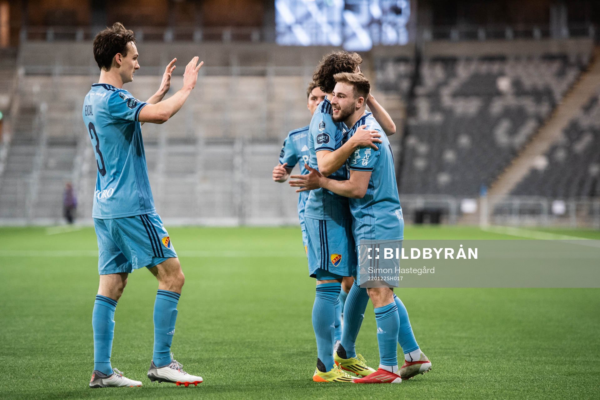 Djurgårdens Hjalmar Ekdal, Leo Cornic och Albion Ademi