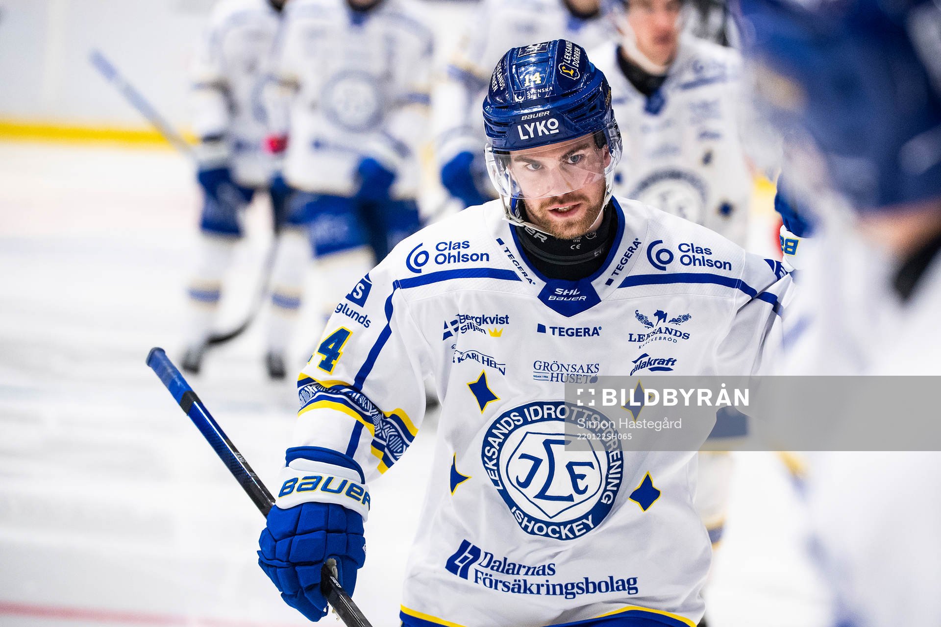 Leksands Oskar Lang jublar