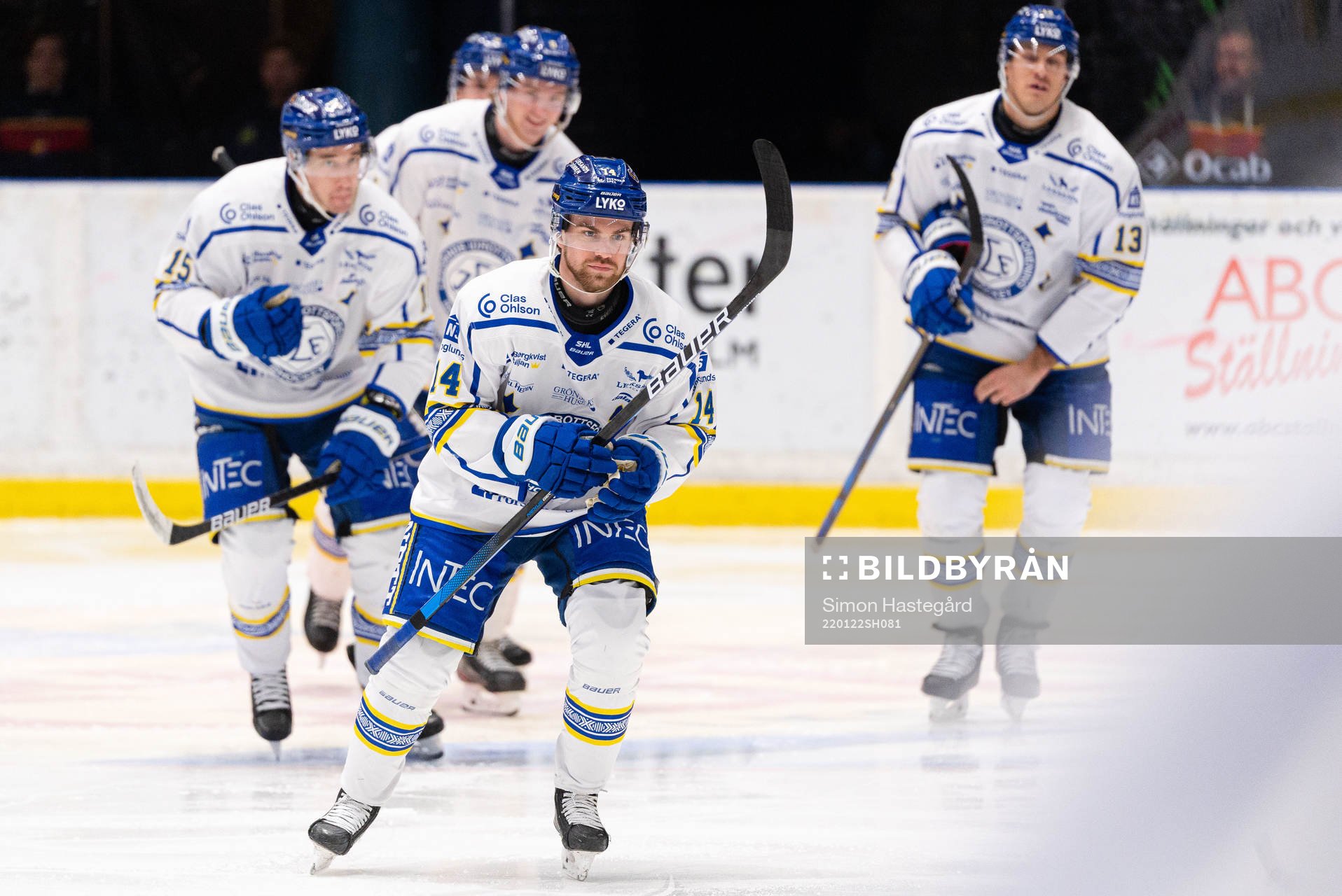 Leksands Oskar Lang jublar