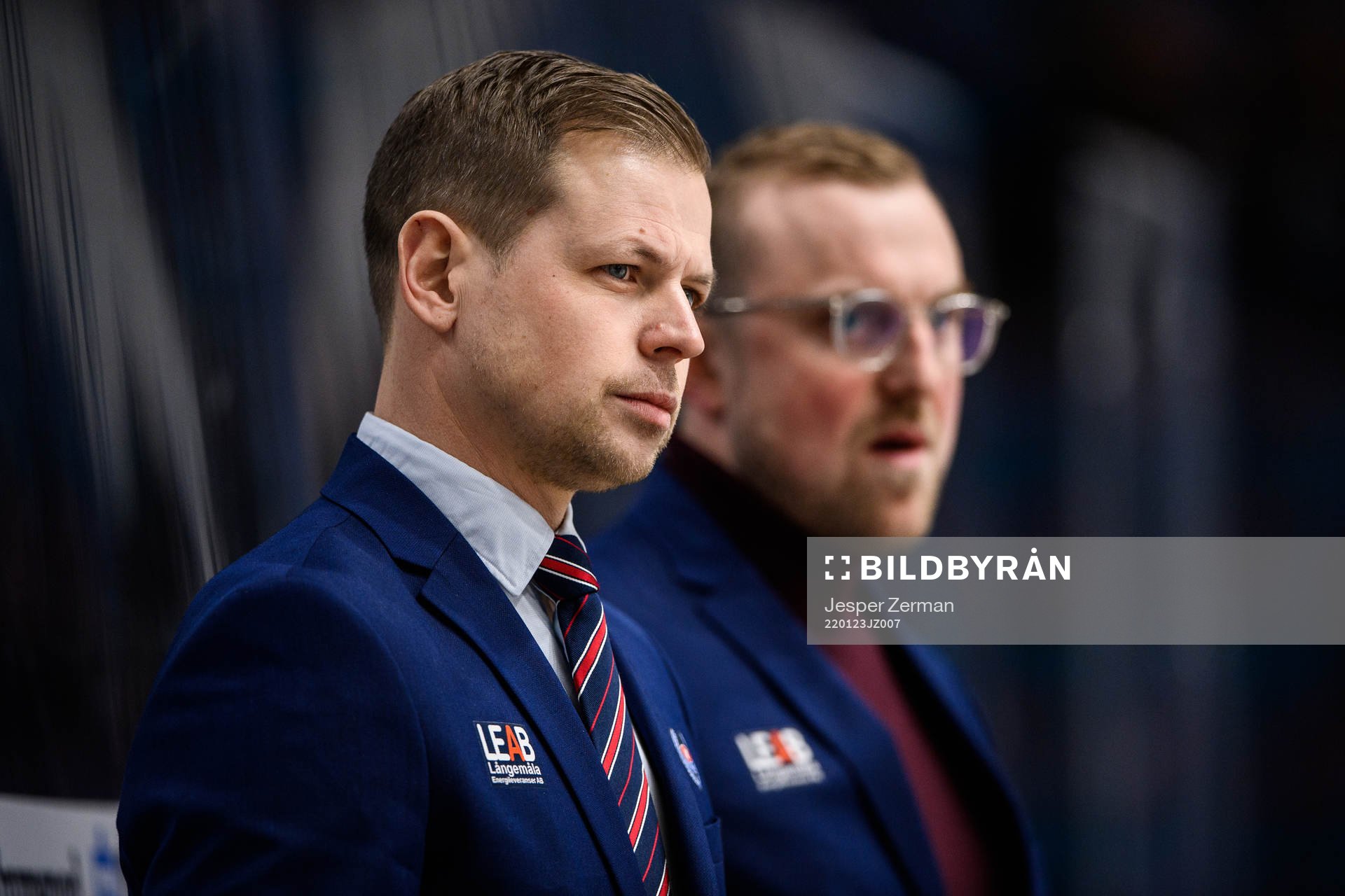 Oskarshamns tränare Martin Filander och assisterande
