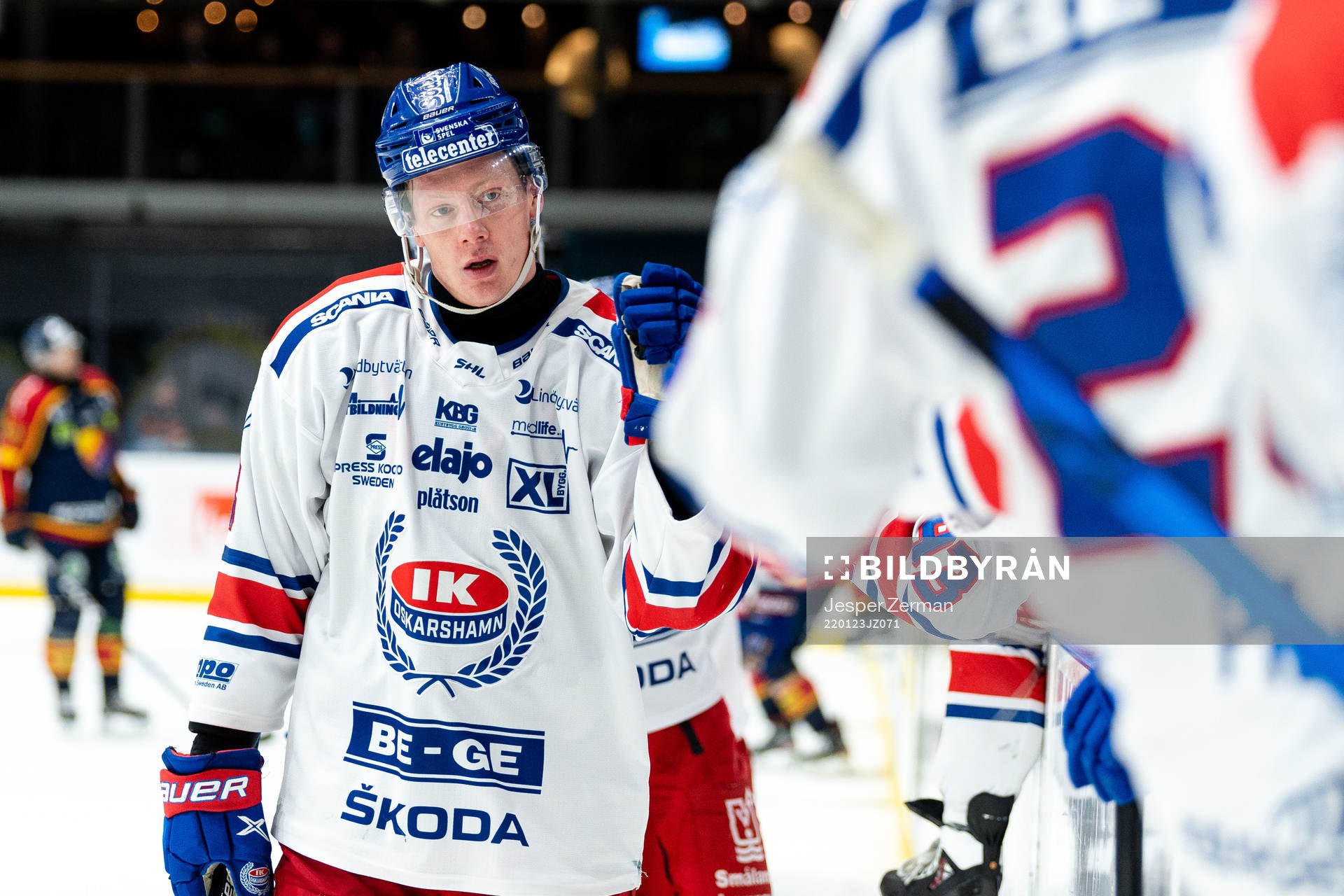 Oskarshamns Fredrik Olofsson jublar