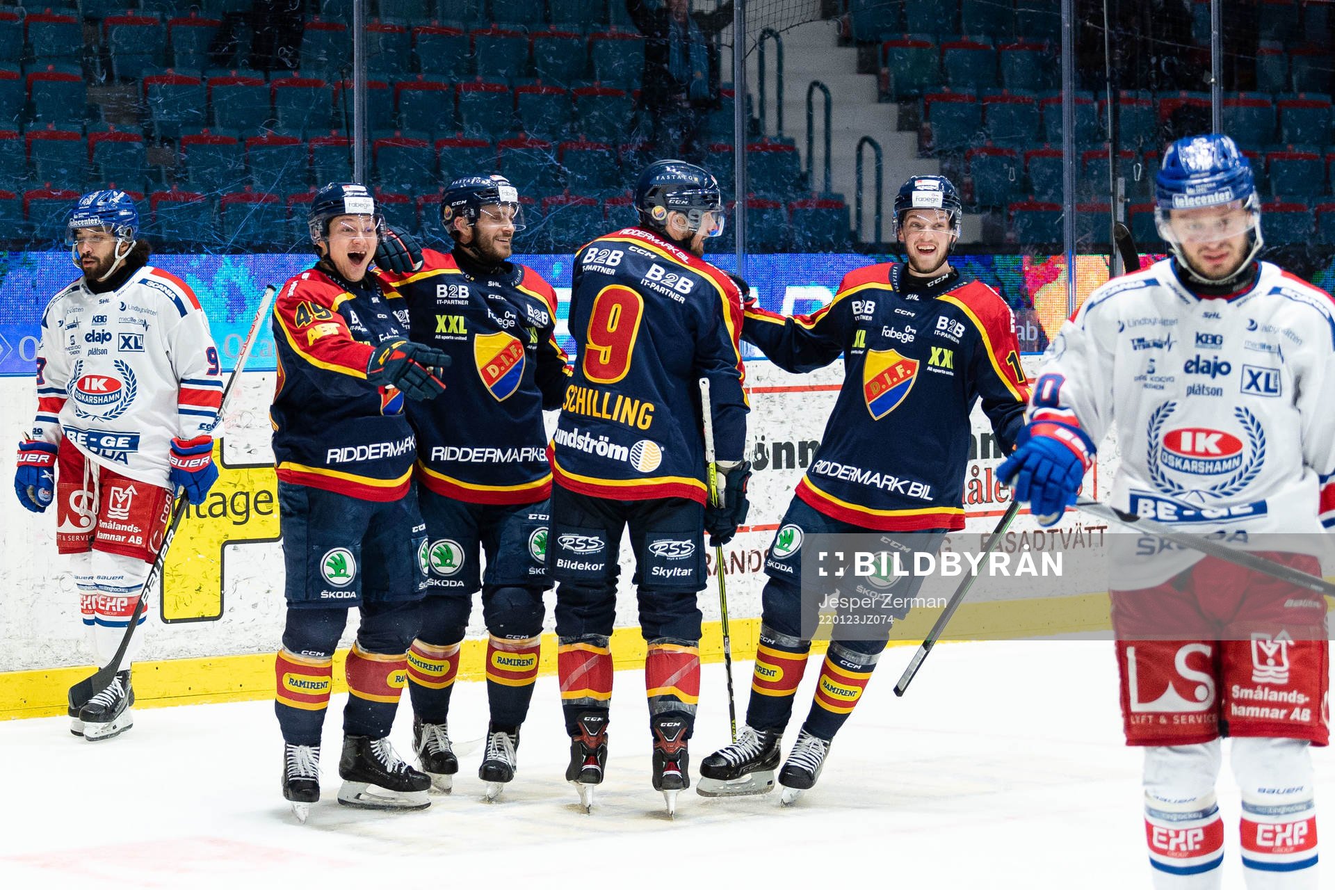 Djurgårdens Rhett Rakhshani jublar