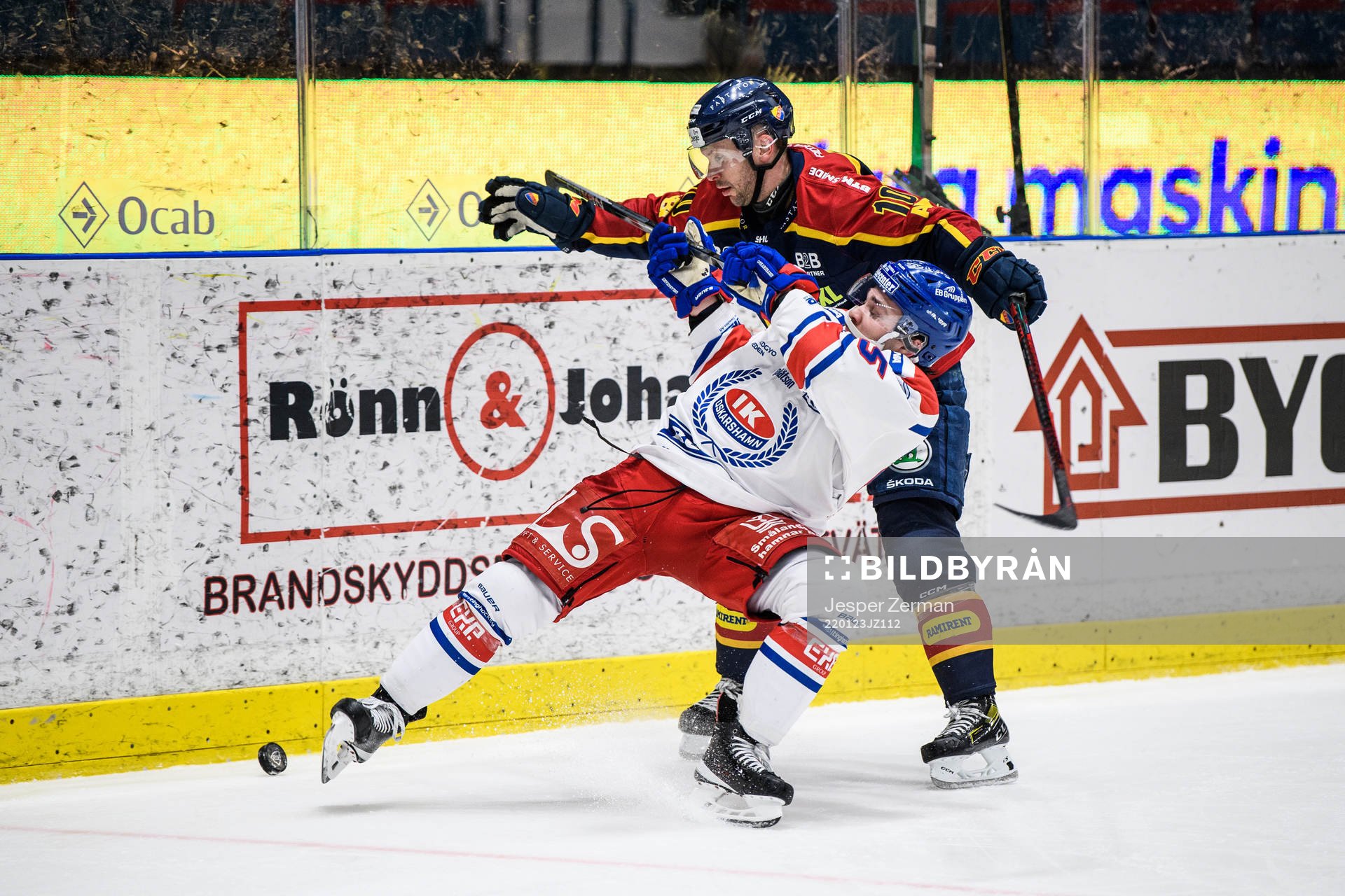 Oskarshamns David Quenneville och Djurgårdens Niclas
