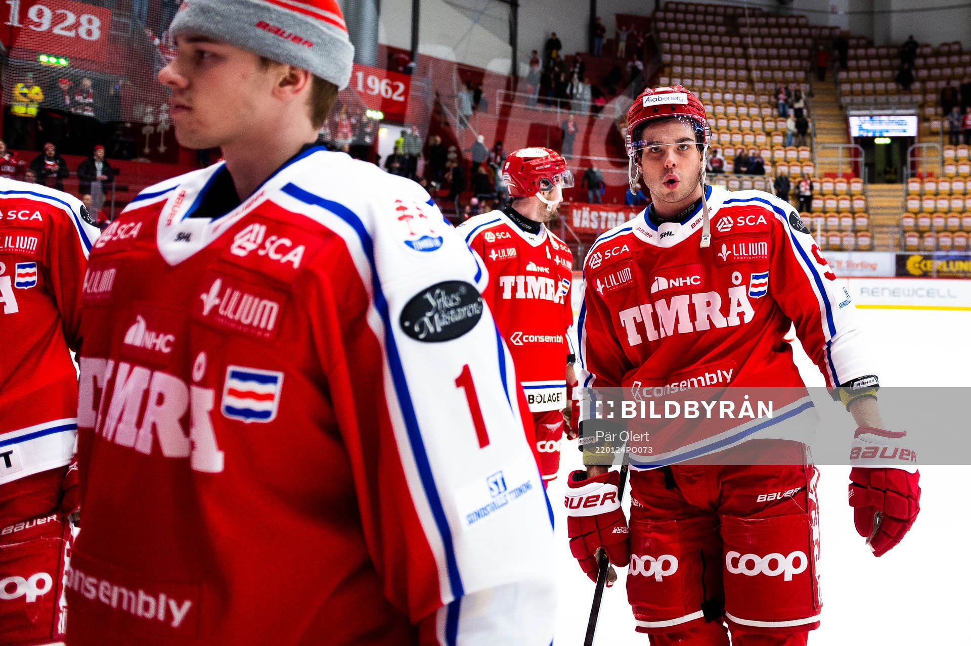 Timrås Viktor Lodin jublar