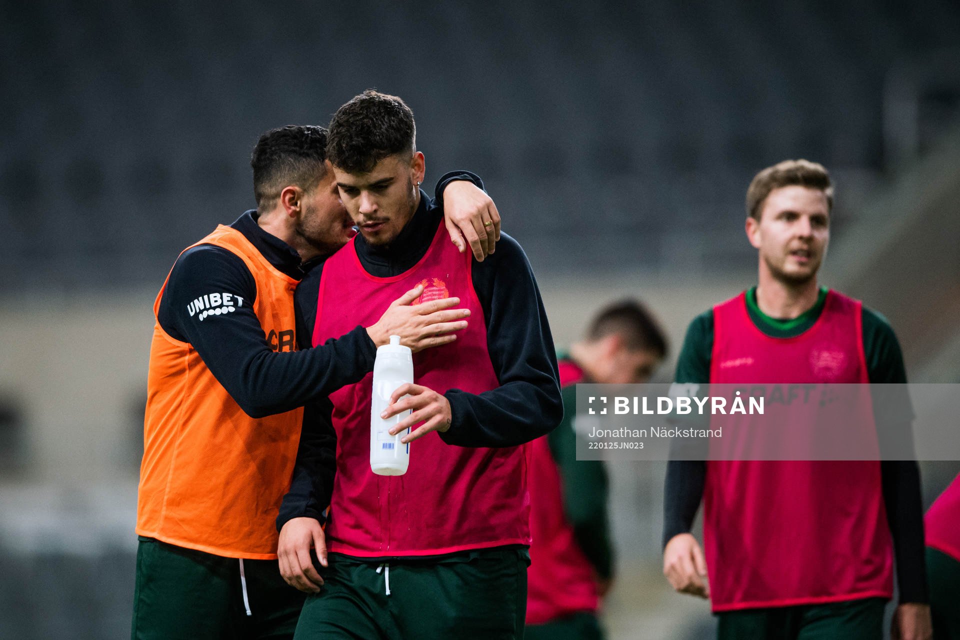 Hammarbys Edvin Kurtulus och Astrit Selmani