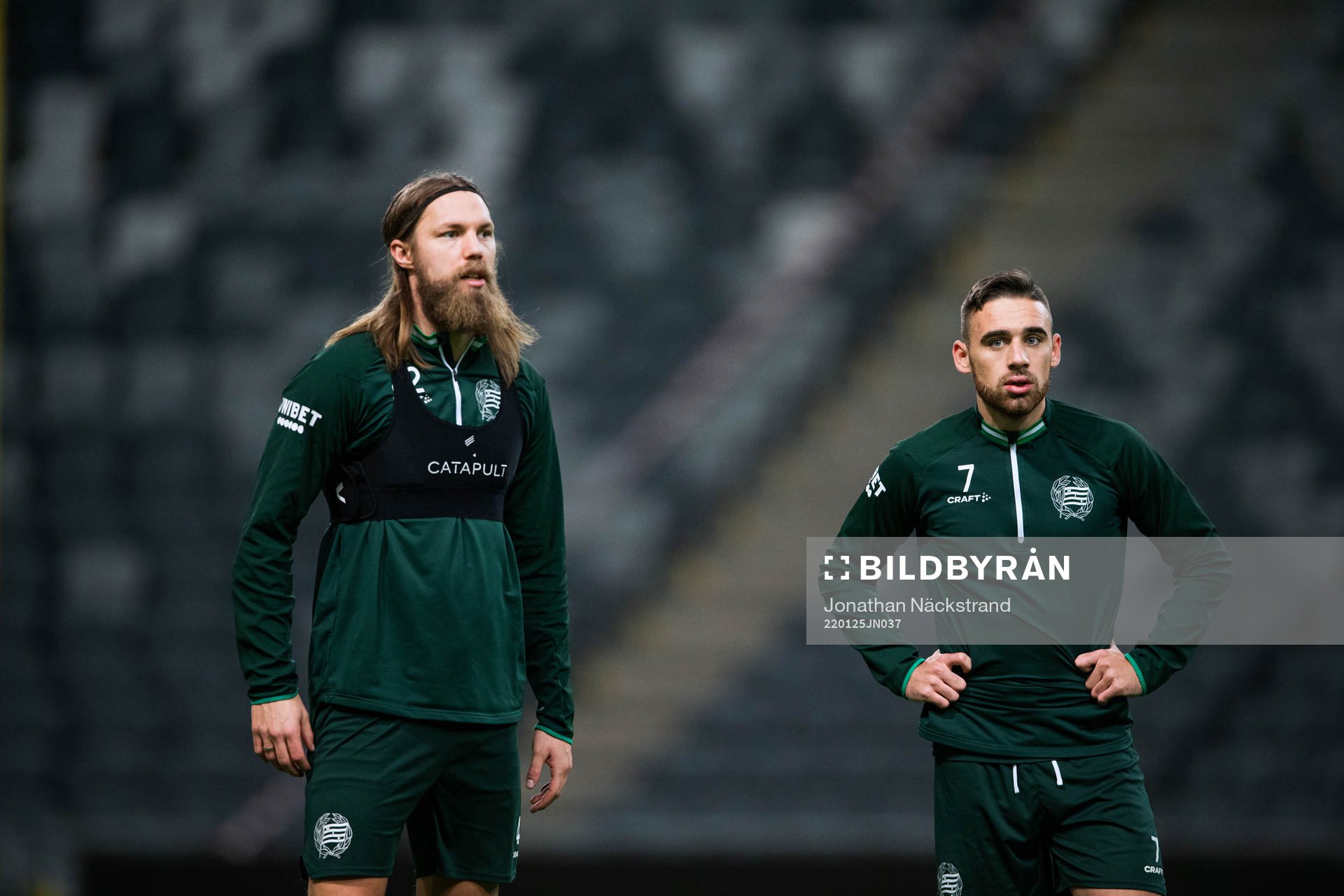 Hammarbys Bjørn Paulsen och Aljosa Matko