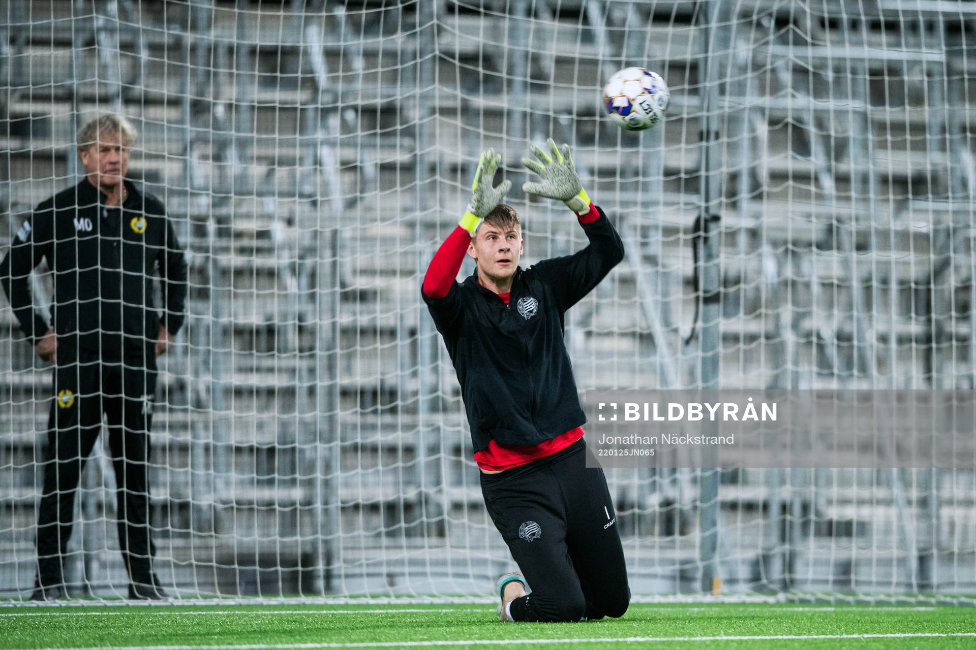 Hammarbys målvakt Sebastian Selin