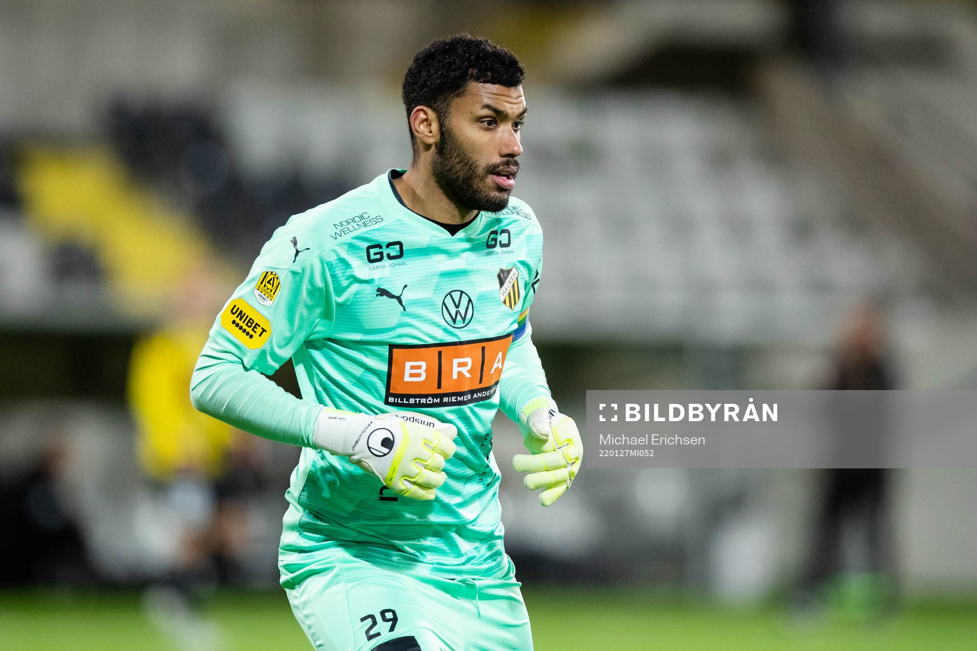 Häckens målvakt Jonathan Ursin Rasheed