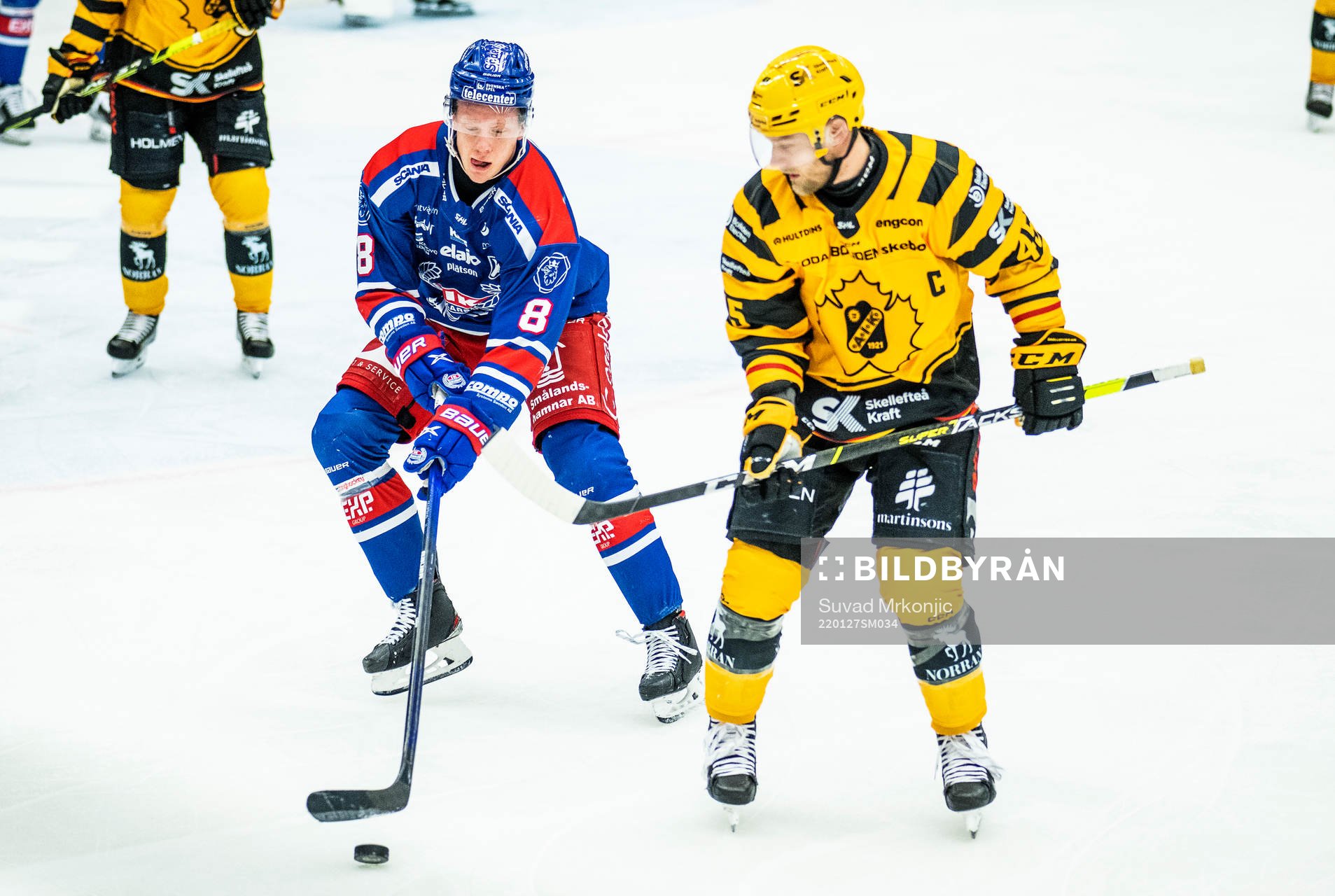 Oskarshamns Fredrik Olofsson och Skellefteås Oscar Möller