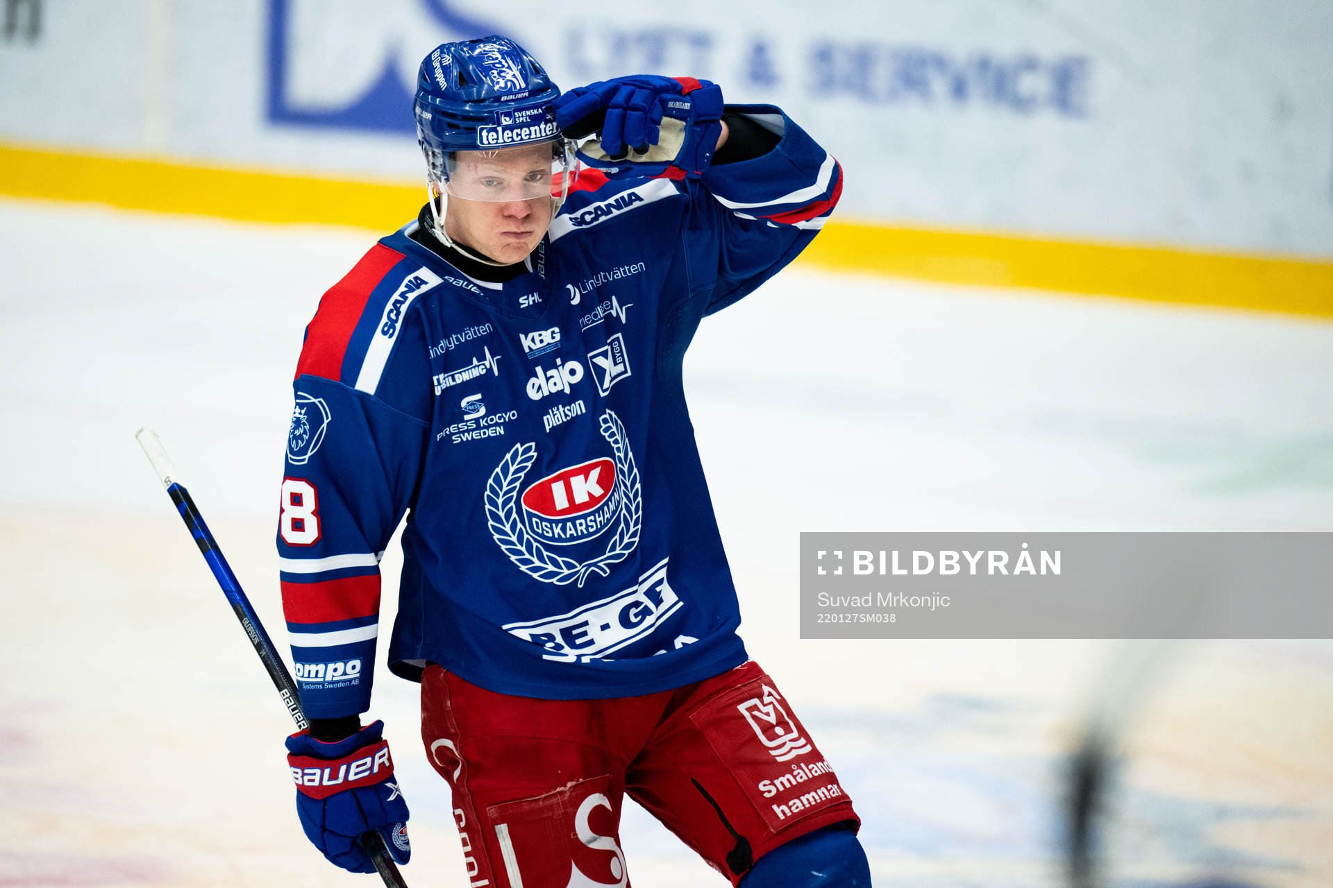 Oskarshamns Fredrik Olofsson jublar