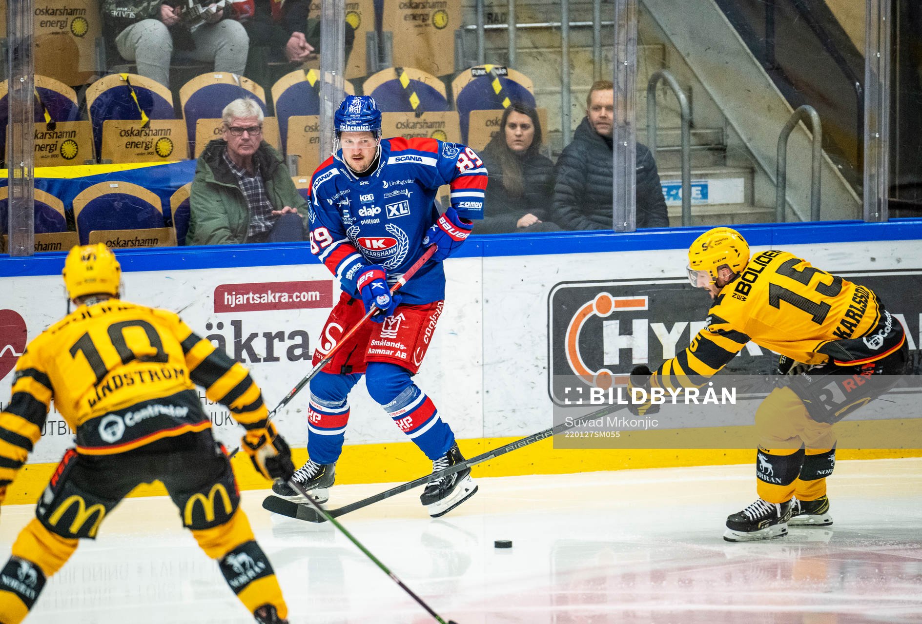 Oskarshamns Patrik Karlqvist och Skellefteås Melker