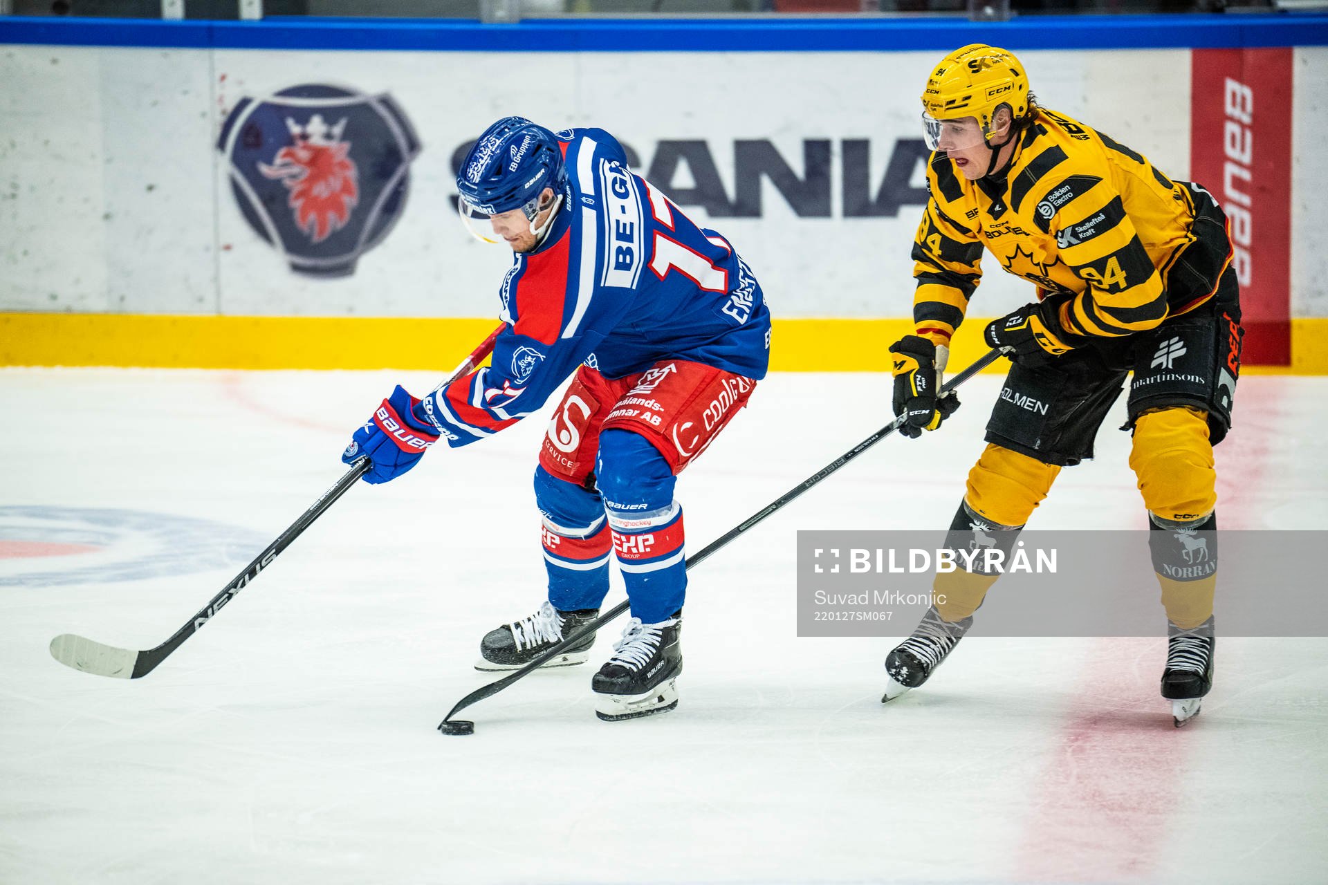 Oskarshamns Jonas Engström och Skellefteås Linus Karlsson