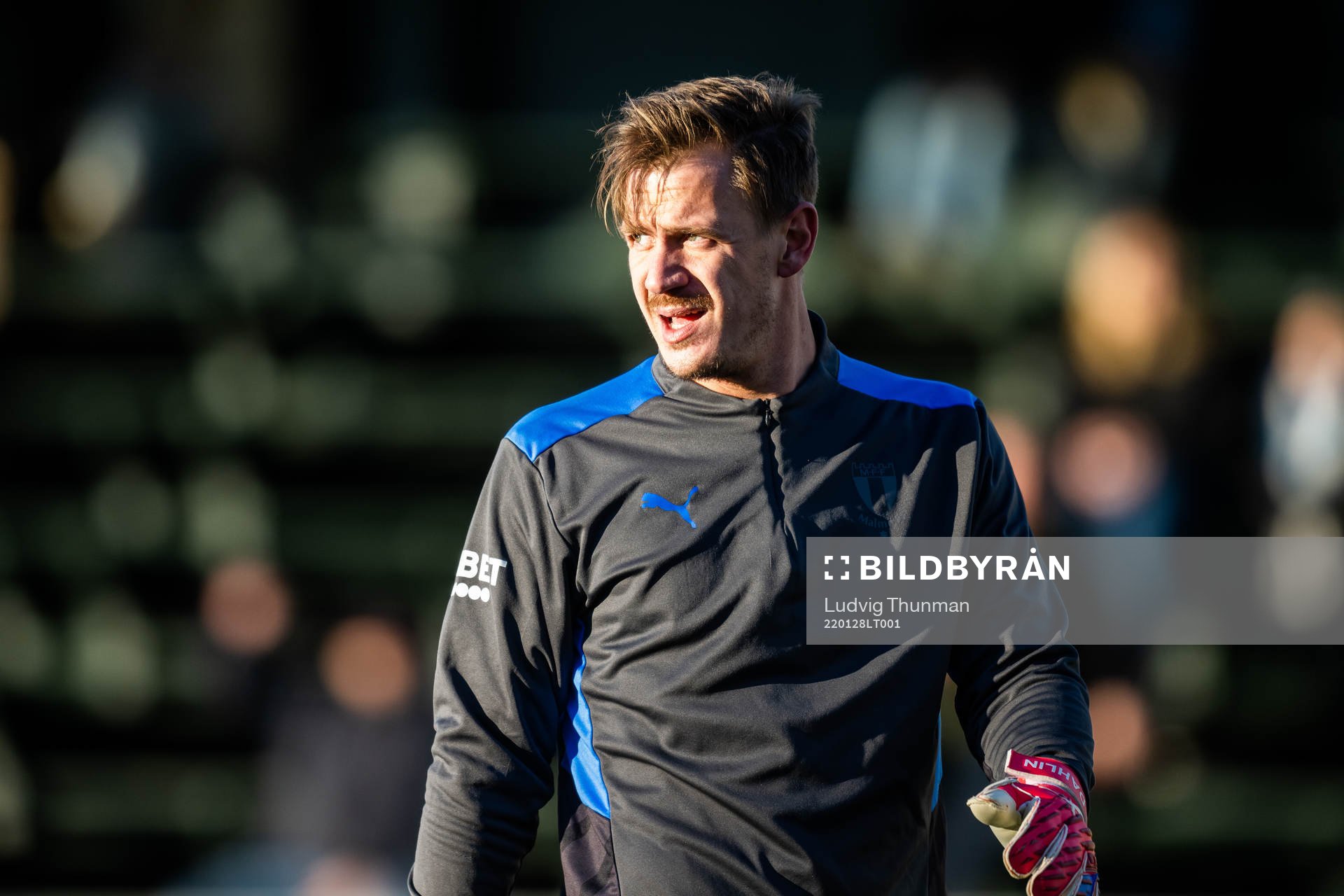 Malmö FFs målvakt Johan Dahlin