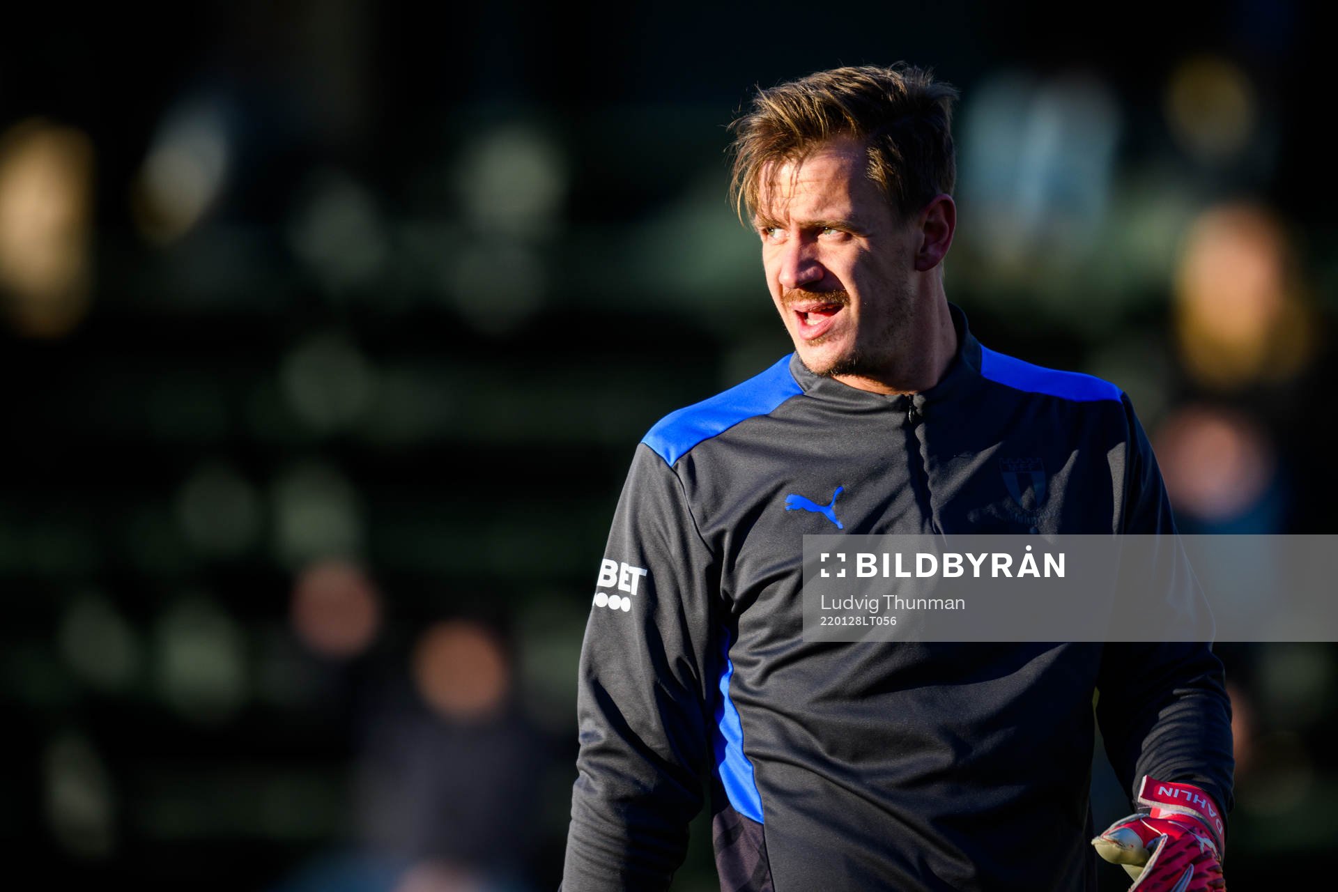 Malmö FFs målvakt Johan Dahlin