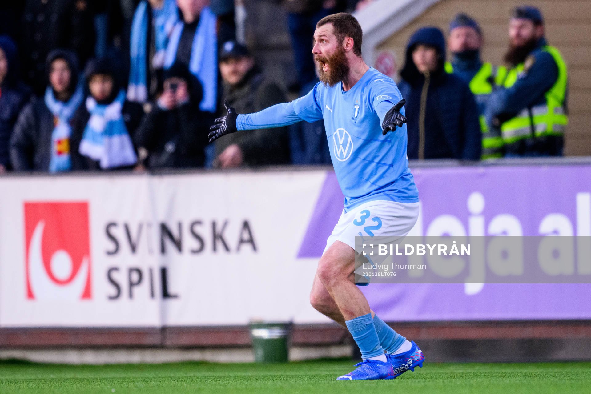 Malmö FFs Jo Inge Berget reagerar