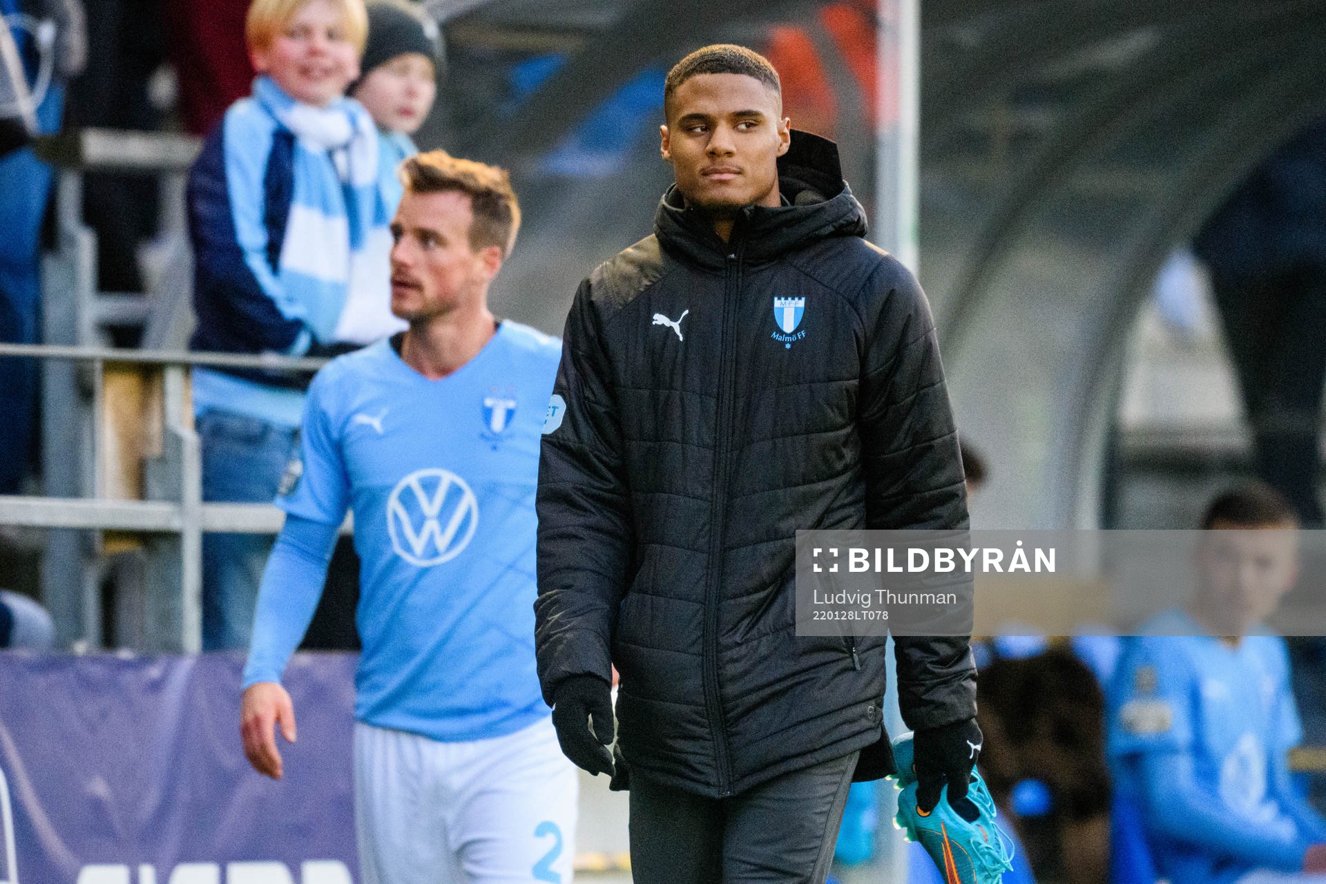 Malmö FFs Eric Larsson och Amin Sarr