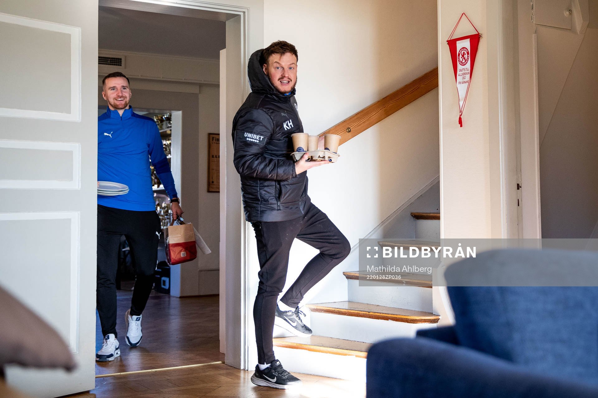 Värnamos sportchef Enes Ahmetovic och tränare Kim Hellberg