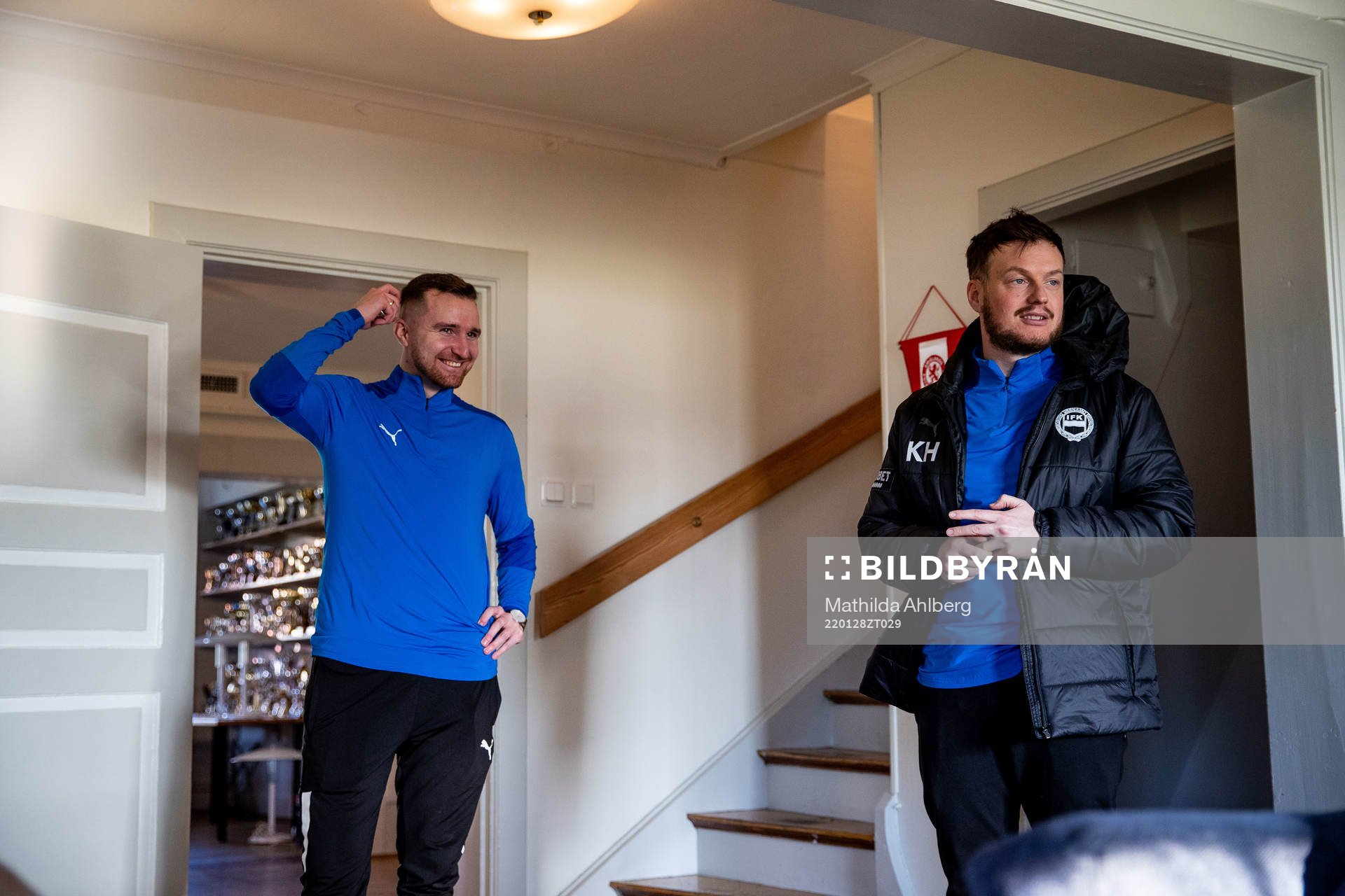 Värnamos sportchef Enes Ahmetovic och tränare Kim Hellberg