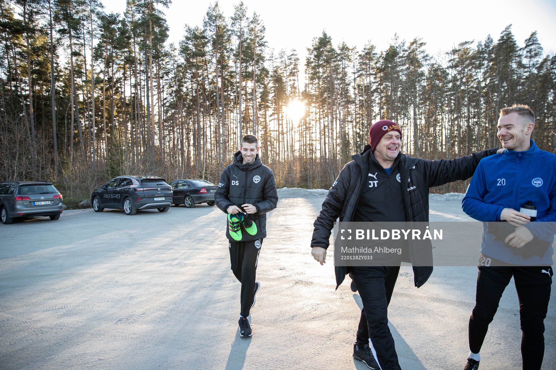 Värnamos assisterande tränare Jonas Thern och Freddy