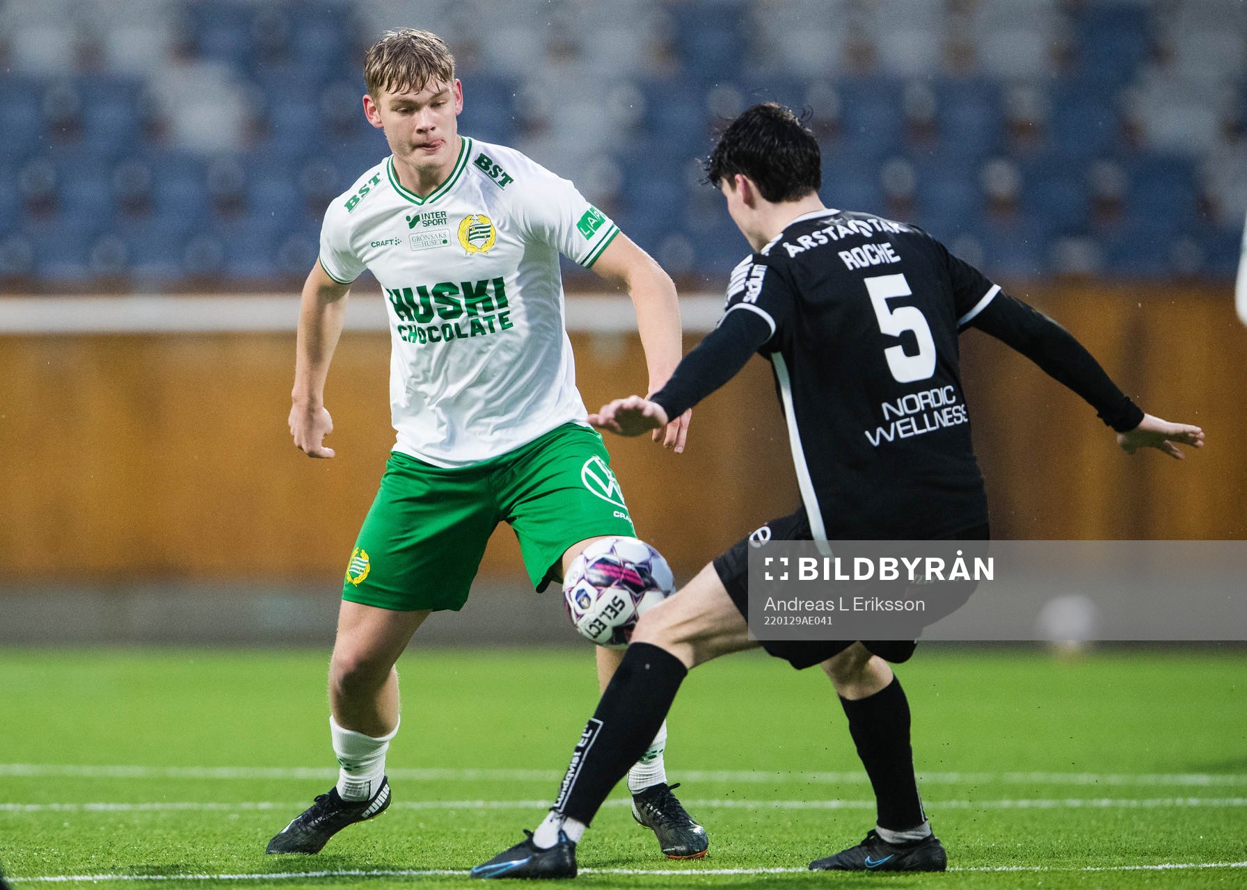 Hammarbys William Axelsson Tervonen och Sirius Jamie Roche
