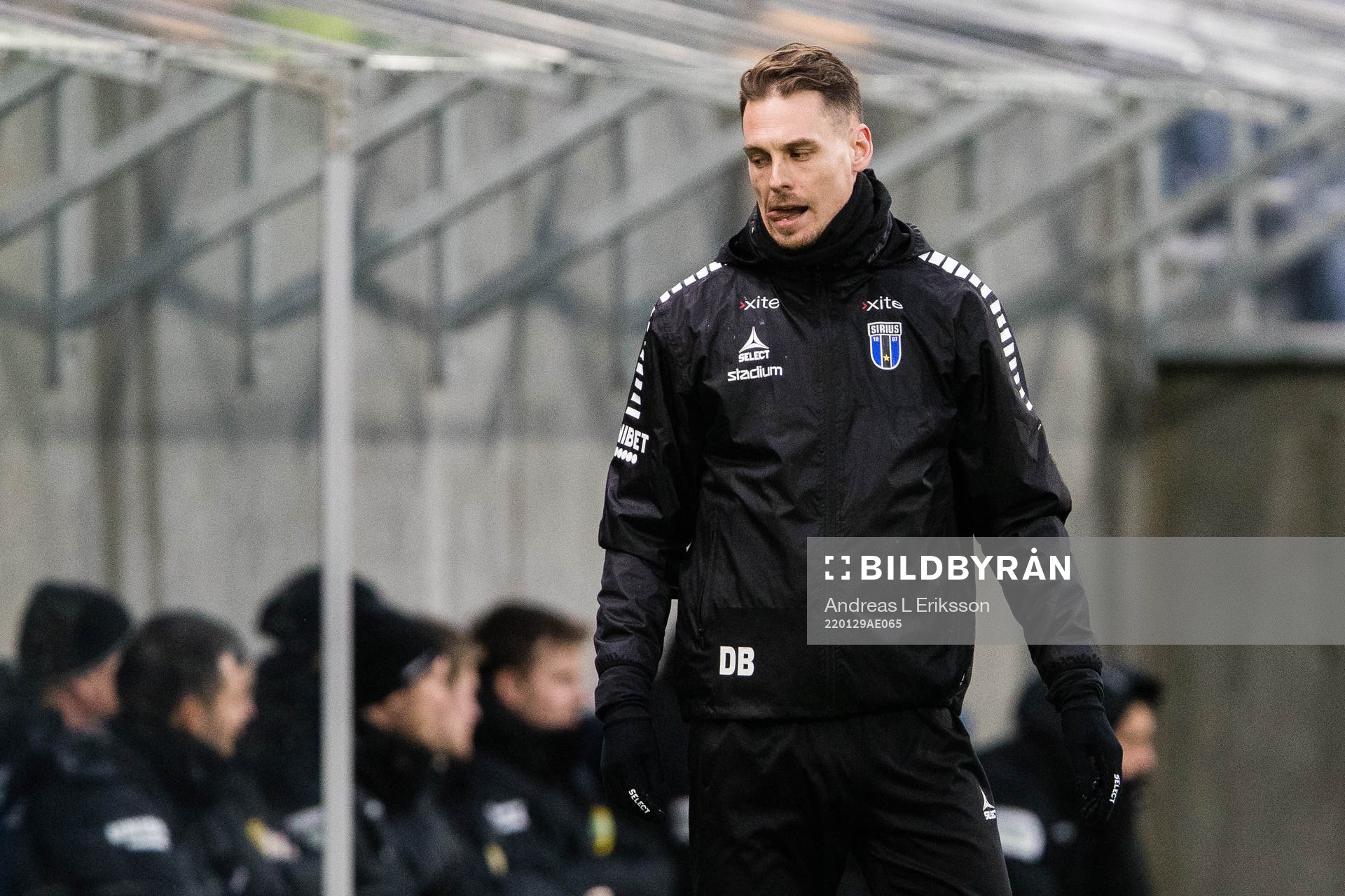 Sirius tränare Daniel Bäckström