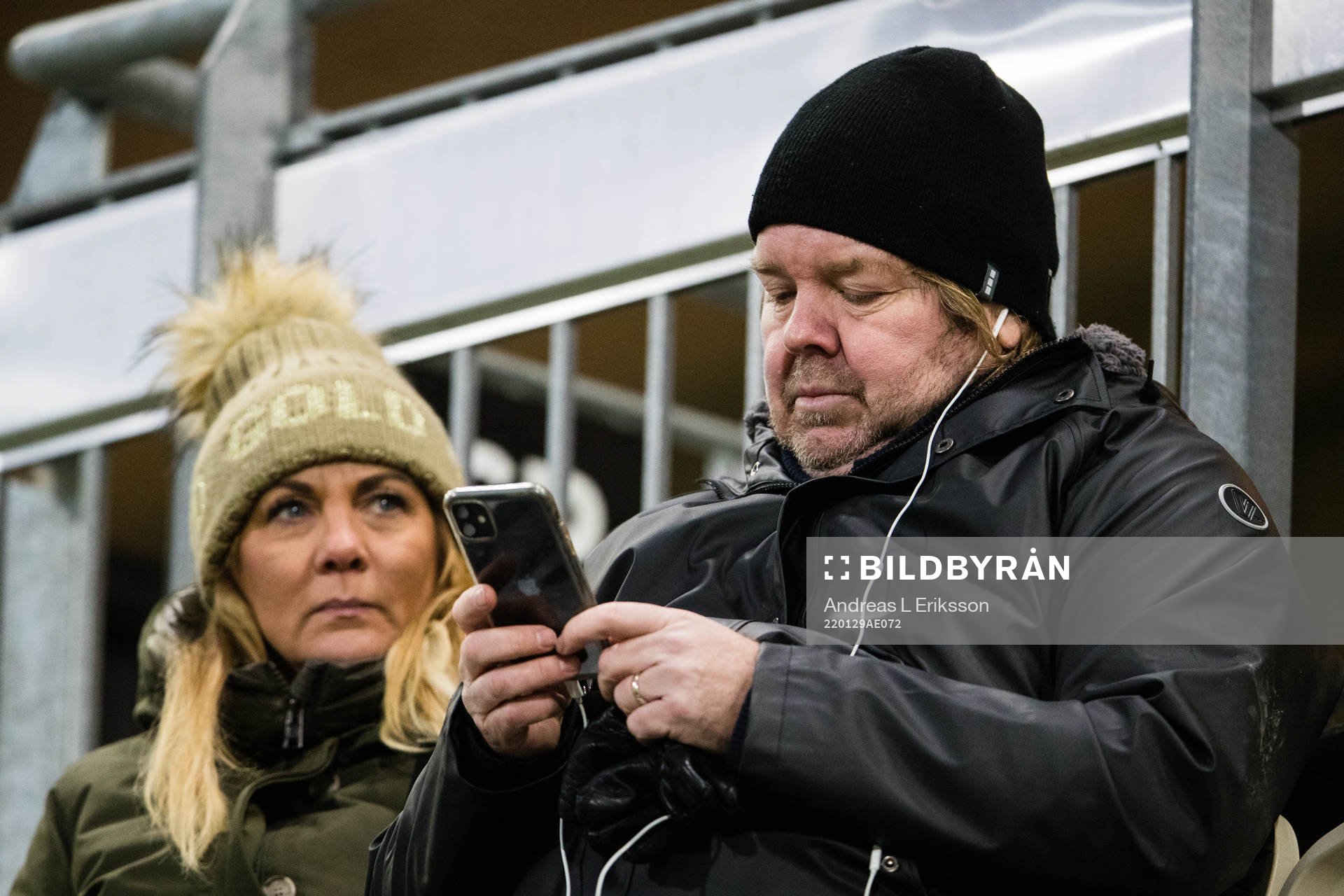 Tomas Brolin på läktaren