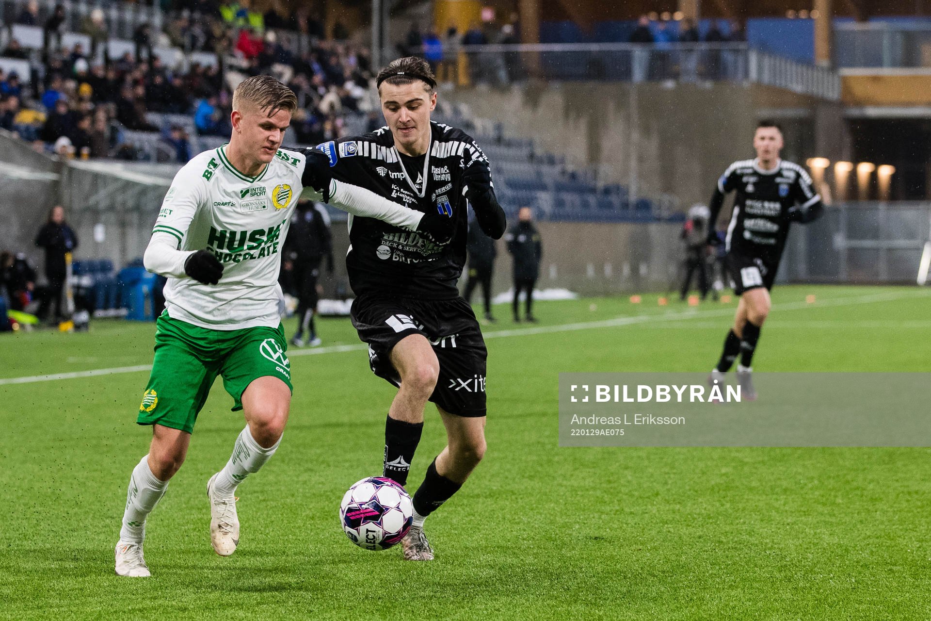 Hammarbys Ben Engdahl och Sirius Tim Olsson