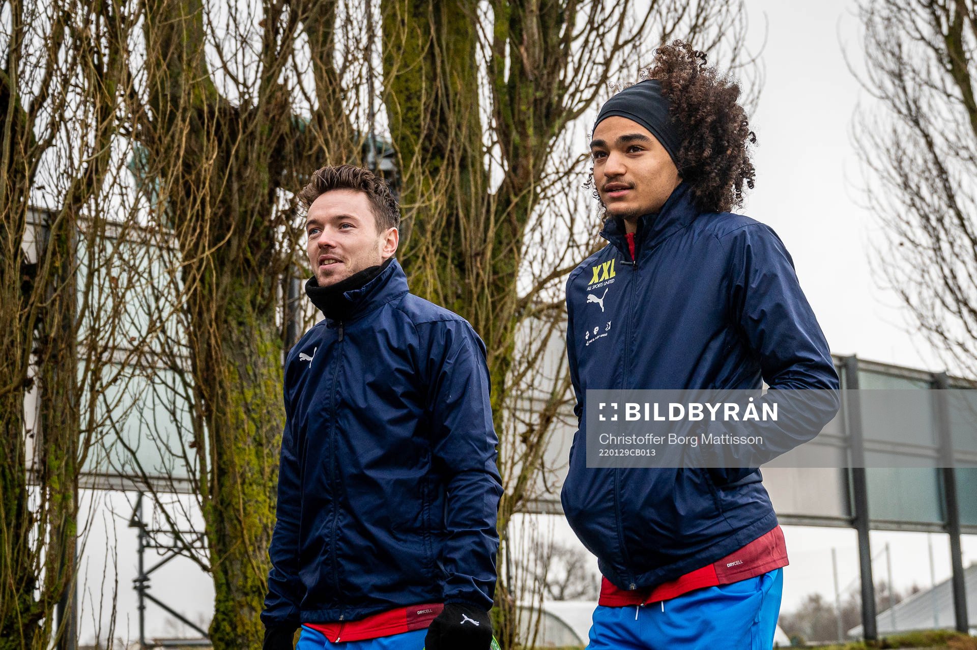 Helsingborgs Viljormur Davidsen och Adam Kaied