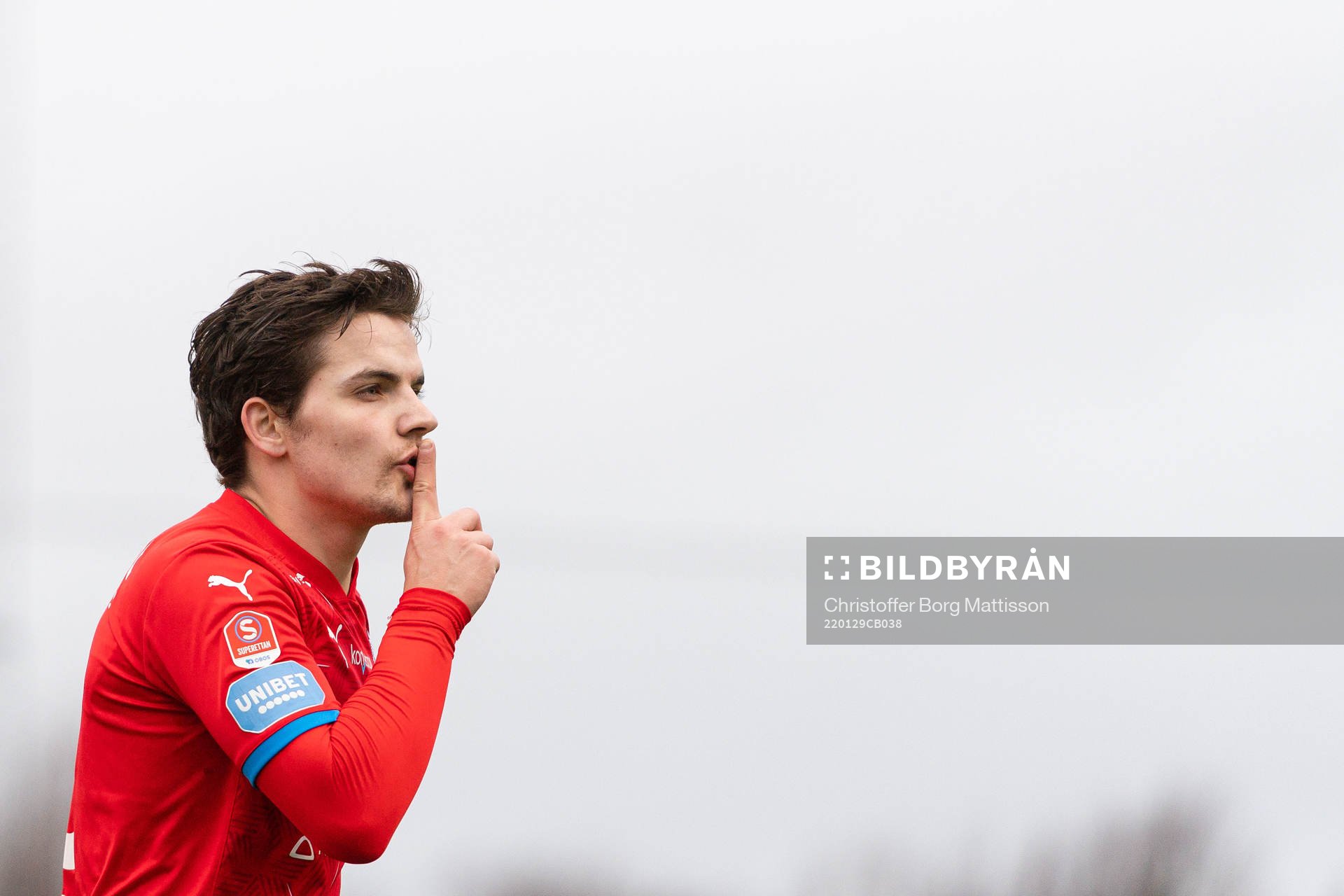 Helsingborgs Brandur Hendriksson Olsen jublar