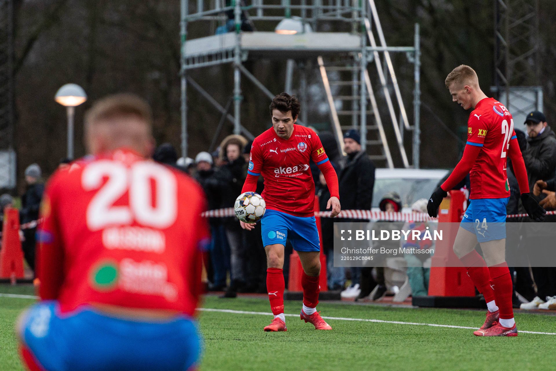 Helsingborgs Dennis Olsson, Brandur Hendriksson Olsen och