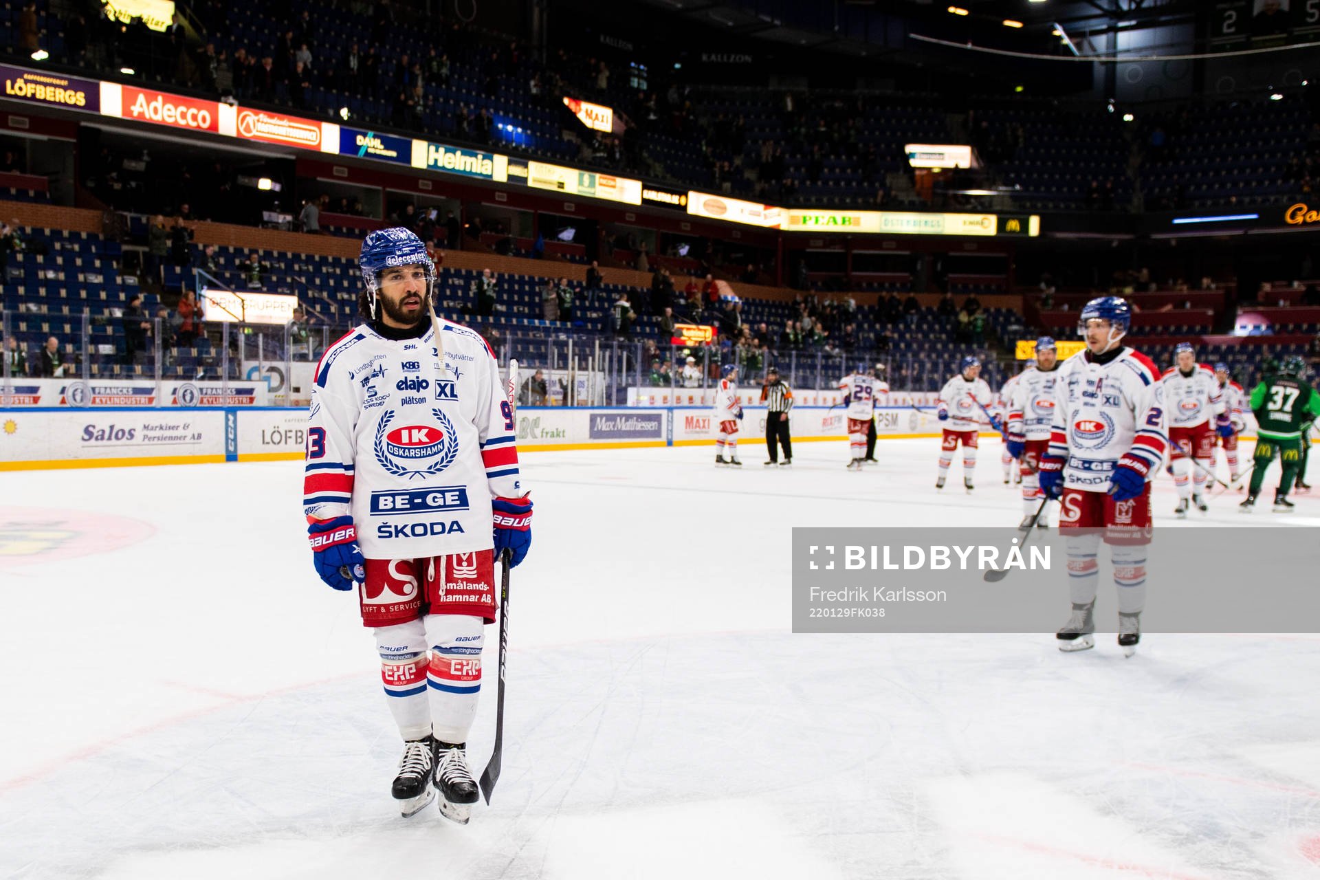 Oskarshamns Cameron Brace deppar