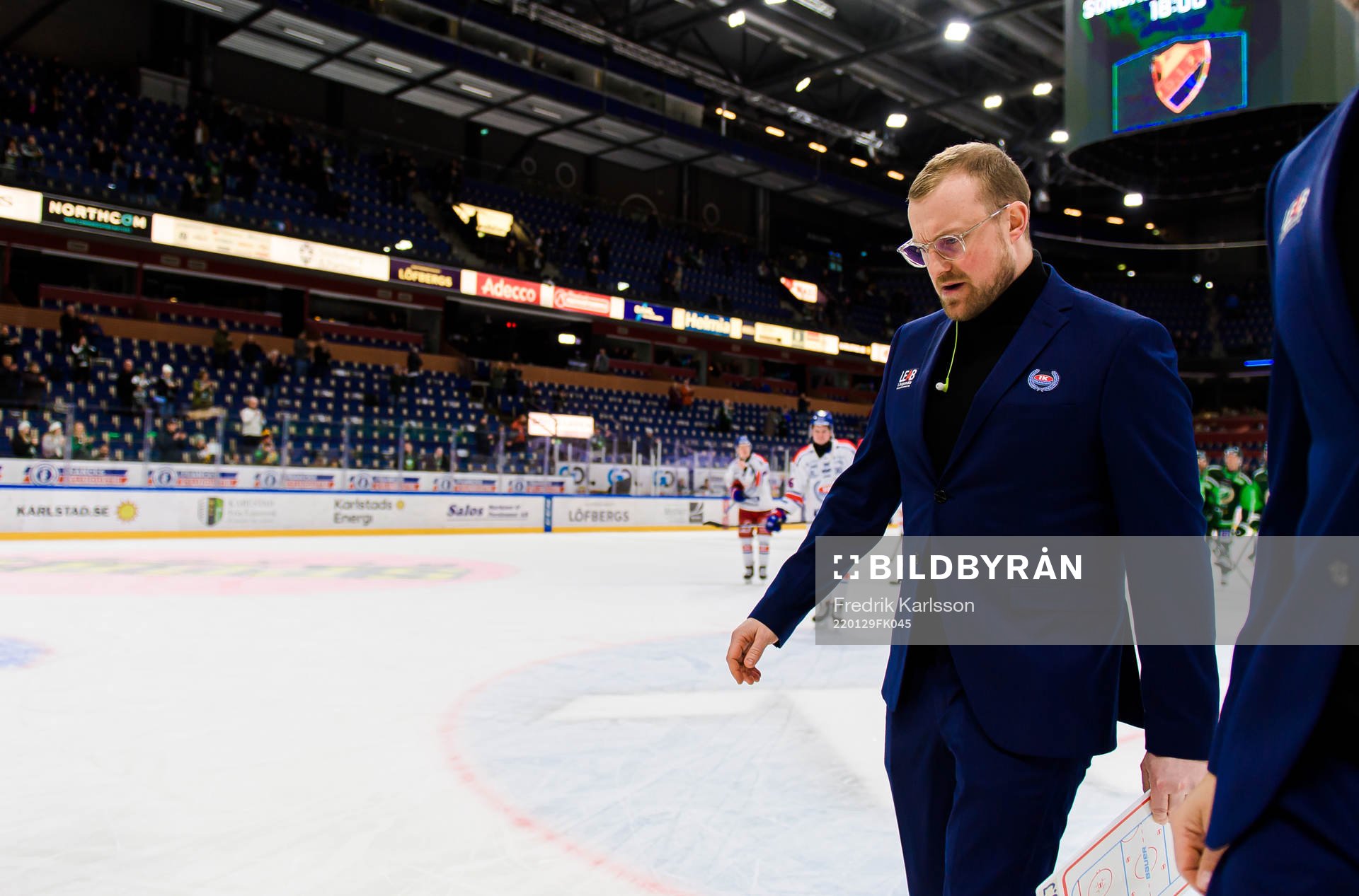 Oskarshamns assisterande tränare Jeff Jakobs deppar