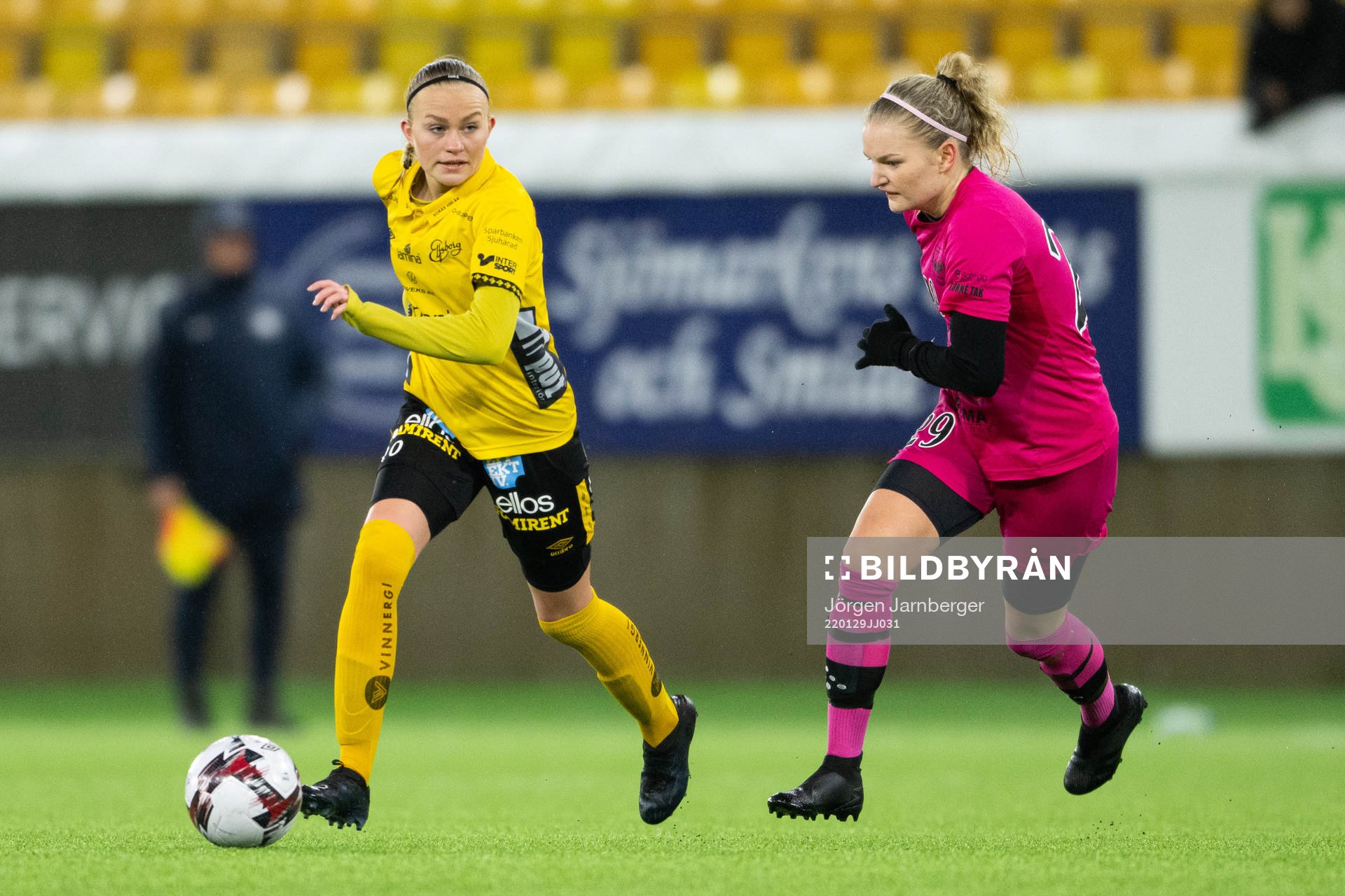 Elfsborgs Matilda Ståhlbom Karlsson och Göteborgs DFF's