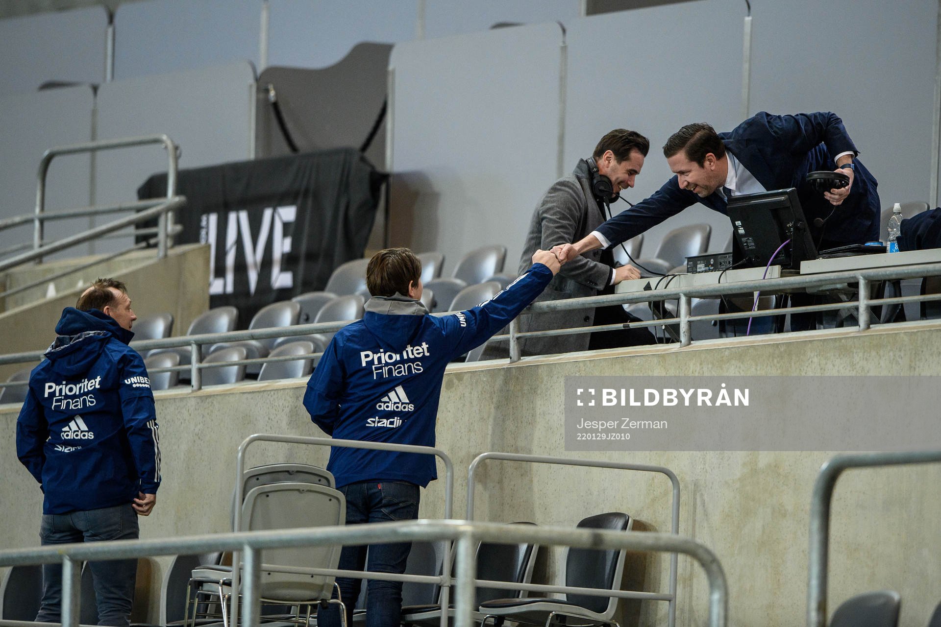 Djurgårdens tränare Kim Bergstrand och tränare Thomas