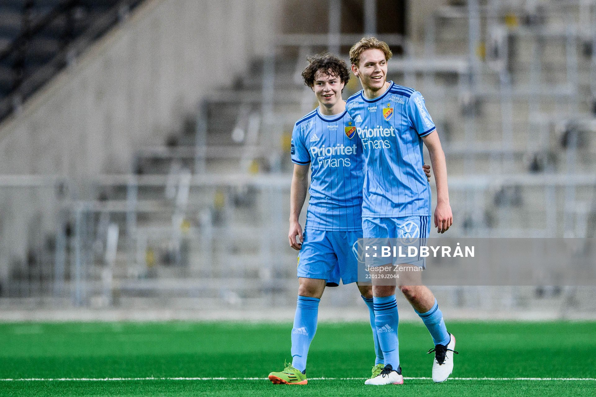 Djurgårdens Leo Cornic och Melker Jonsson