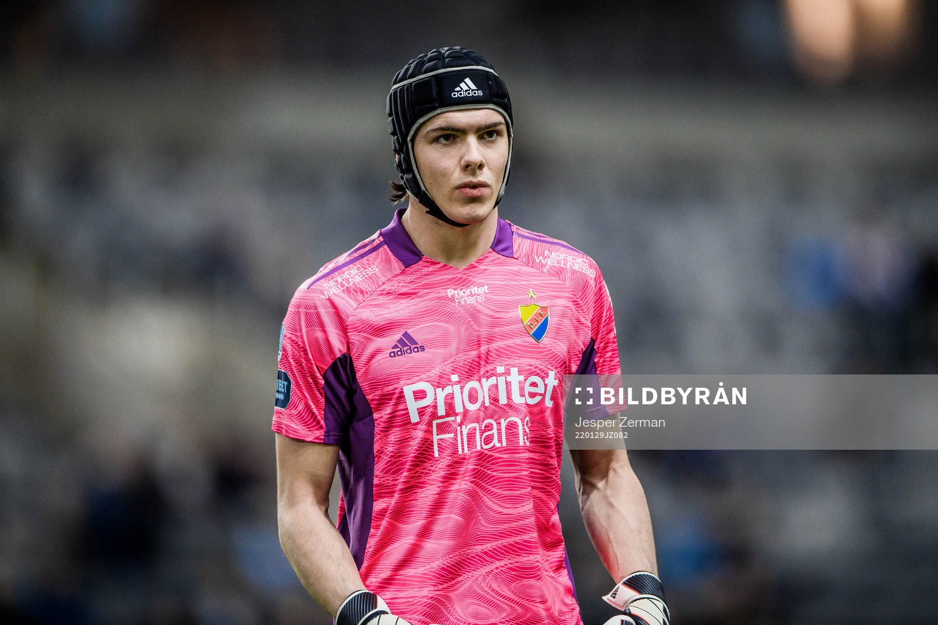 Djurgårdens målvakt Jacob Widell Zetterström