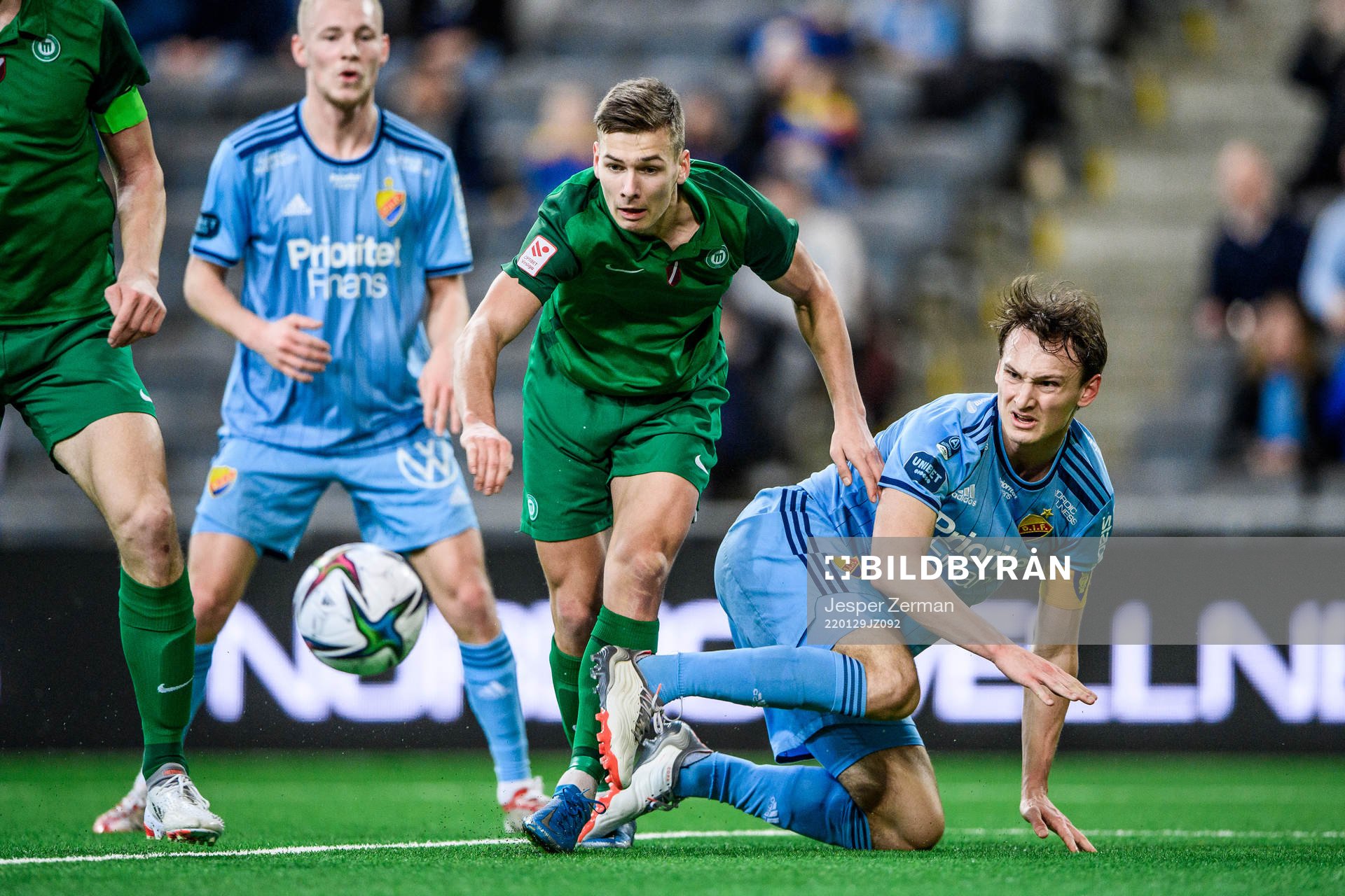 Mettas Gabriels Kirkils och Djurgårdens Hjalmar Ekdal