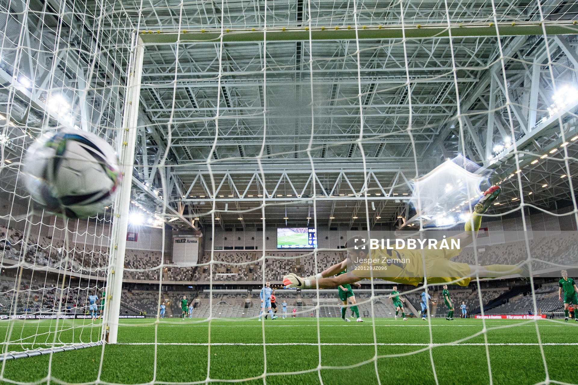 Mettas målvakt Alvis Sorokins släpper in 3-1