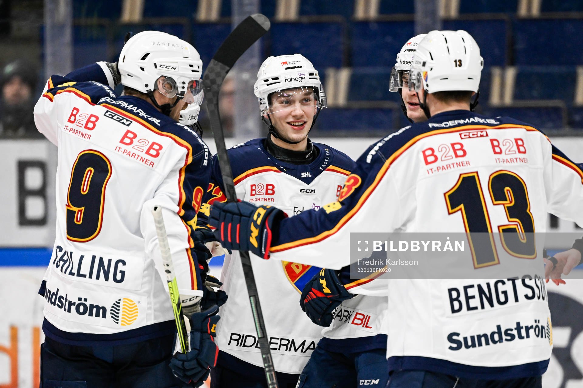 Djurgårdens William Eklund jublar