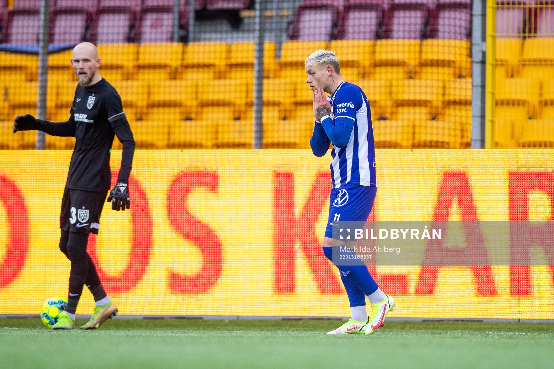 IFK Göteborgs Erik Sorga deppar