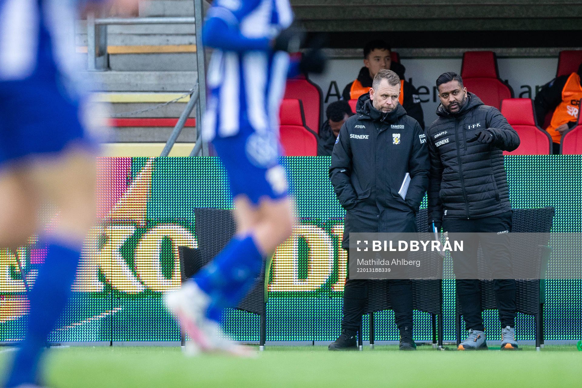 IFK Göteborgs tränare Mikael Stahre och assisterande