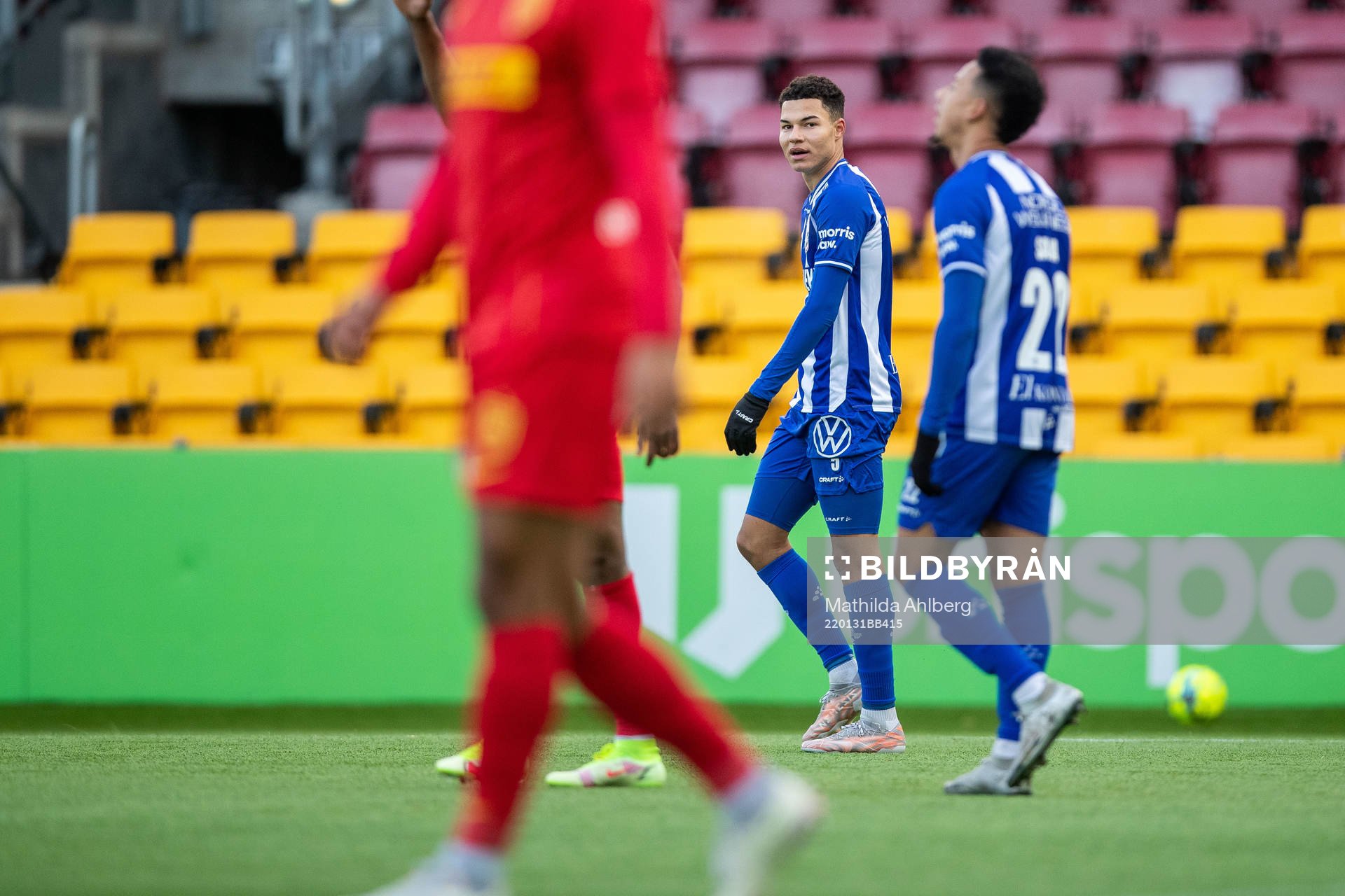 IFK Göteborgs Alexander Jallow deppar
