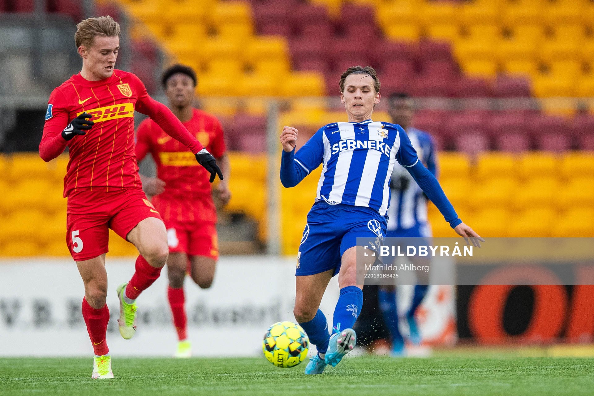 Nordsjällands Martin Frese och IFK Göteborgs Noah