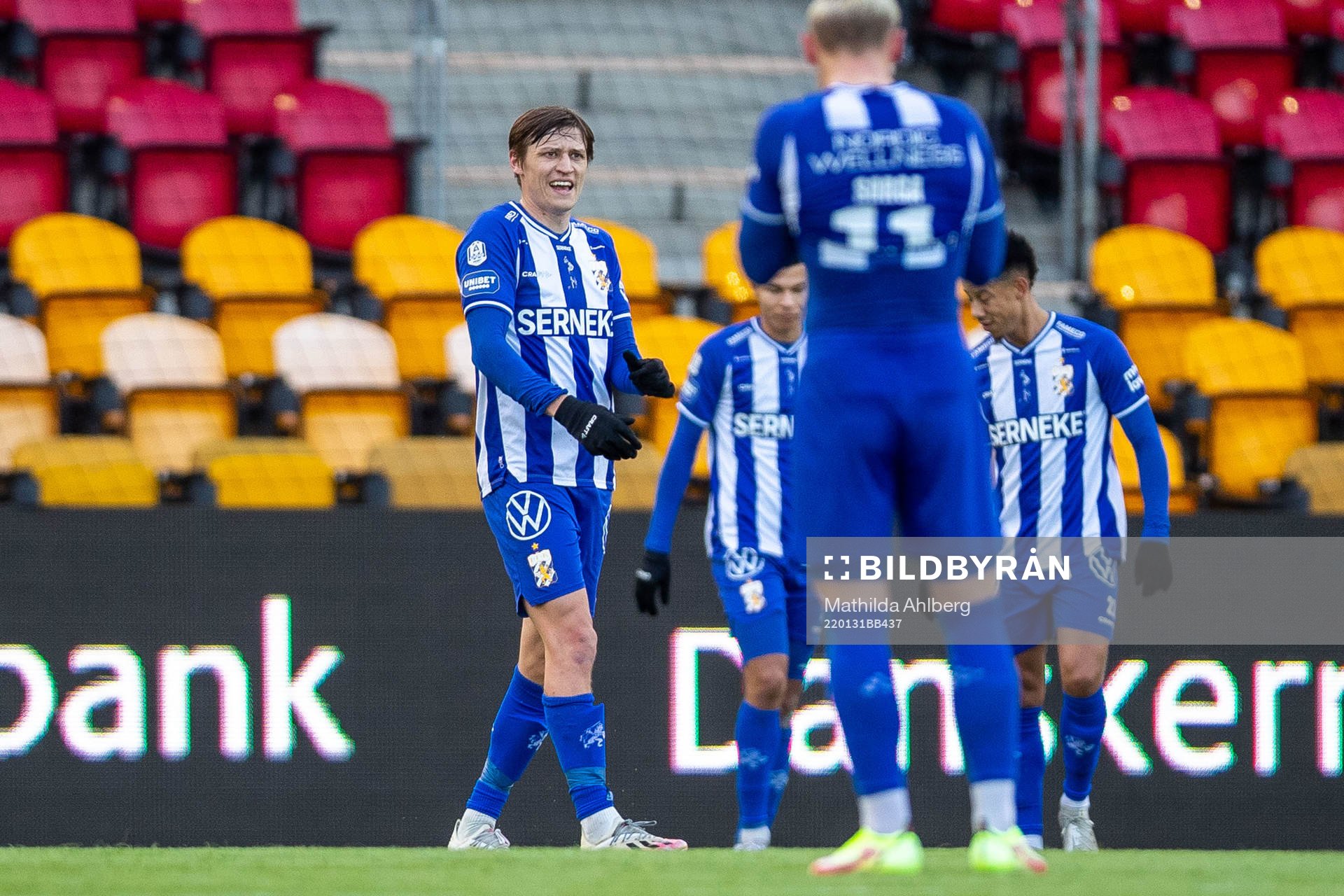 IFK Göteborgs Simon Thern deppar